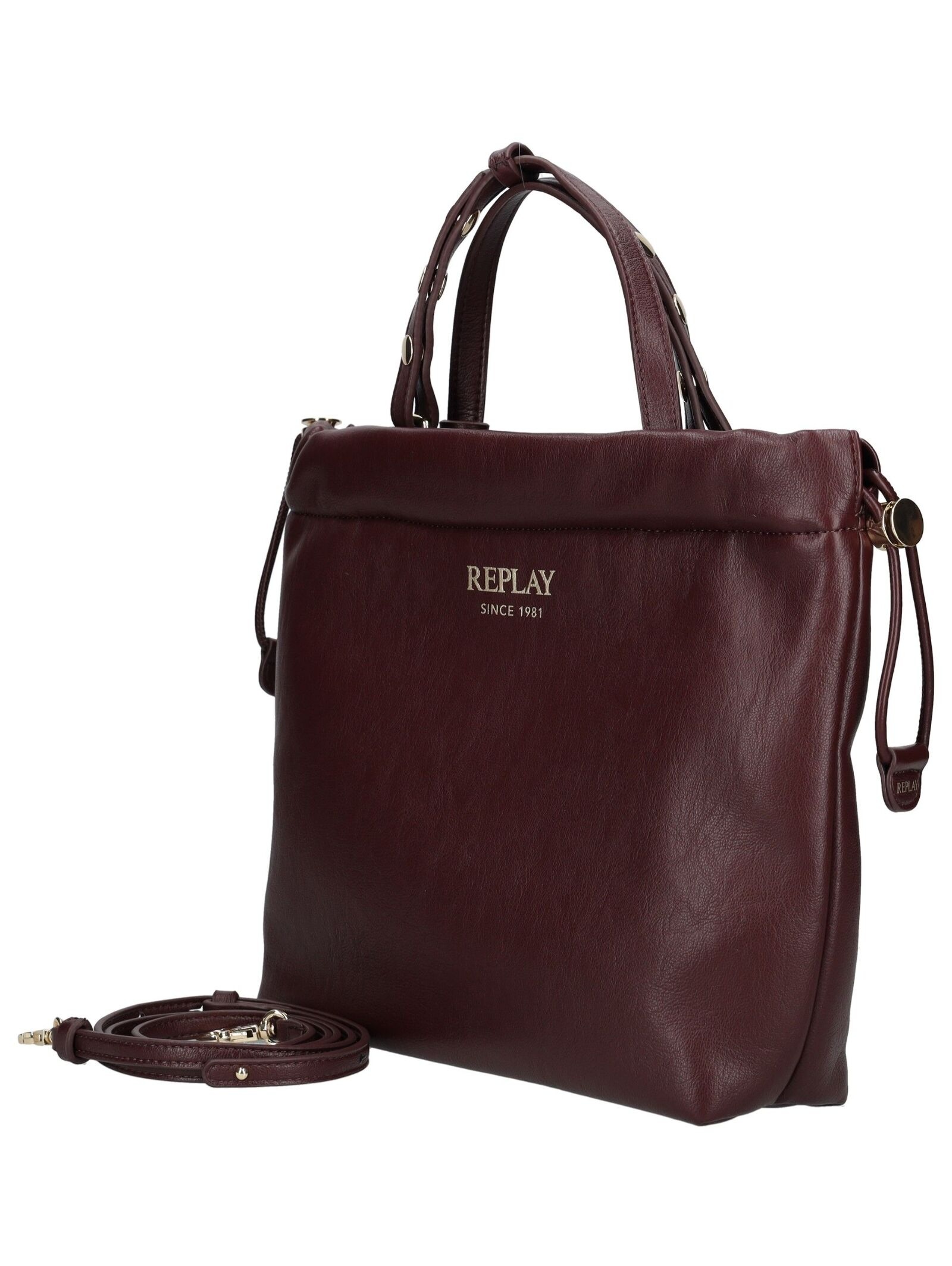 Replay Henkeltasche Lederimitat Burgunder Onesize 3
