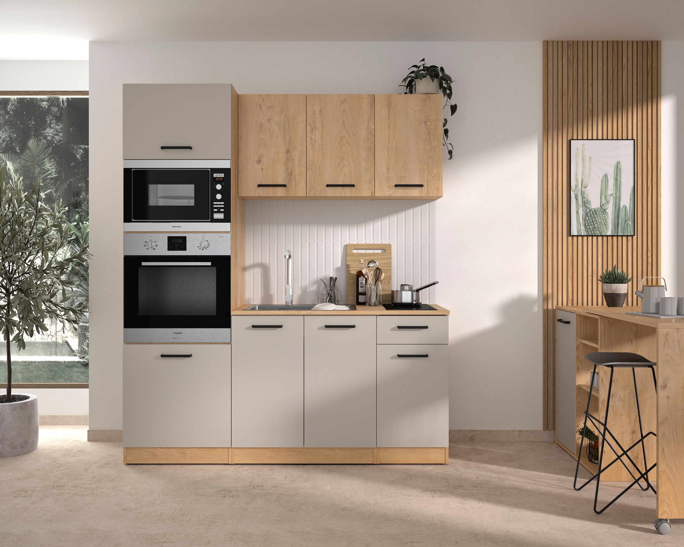 Gami Küchenzeile "Set A B180 ALPAGA" Set, Sehr praktisch und funktional. günstig online kaufen