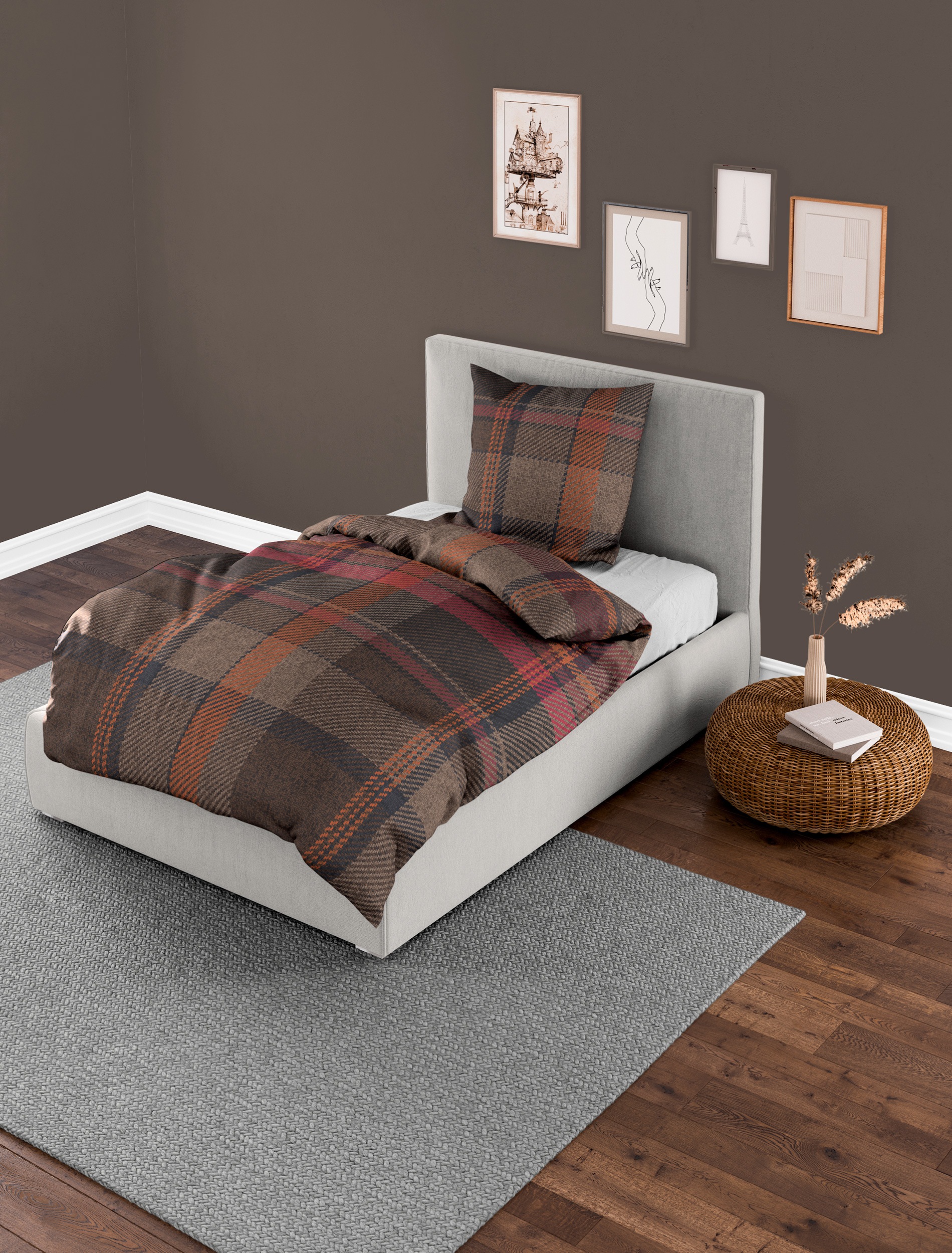 BIERBAUM "Maxi" 2 Stk. Renforce, 100 % Baumwolle, pflegeleicht günstig online kaufen