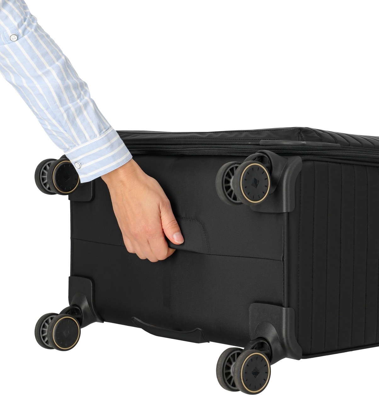 travelite Weichgepäck-Trolley »BARBARA & travelite | BARBARA STEPP, verschiedene Größen und Farben«, 4 Rollen, Weichgepäck-Koffer Schlüsselanhänger Volumenerweiterung bei S/M