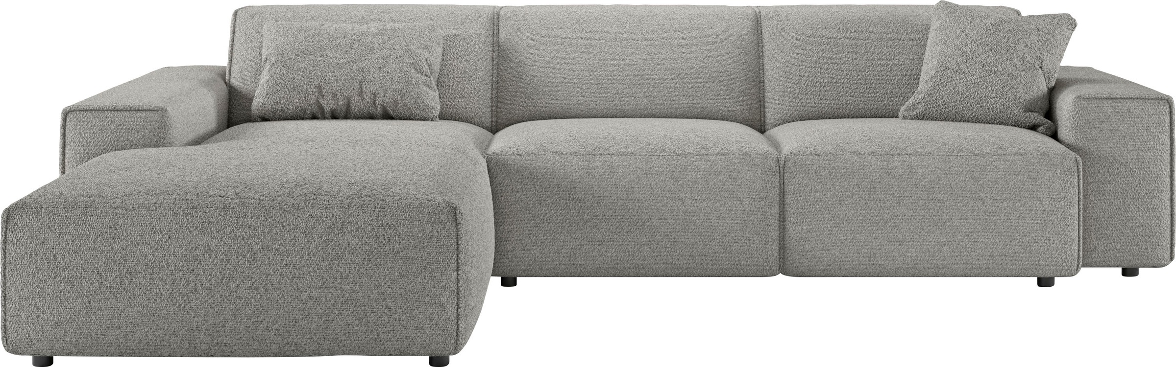 andas Ecksofa »Glimminge auch in Breitcord, Feincord, Bouclé + Easy care-Bezug«, L-Form, Breite 294, Zierkissen