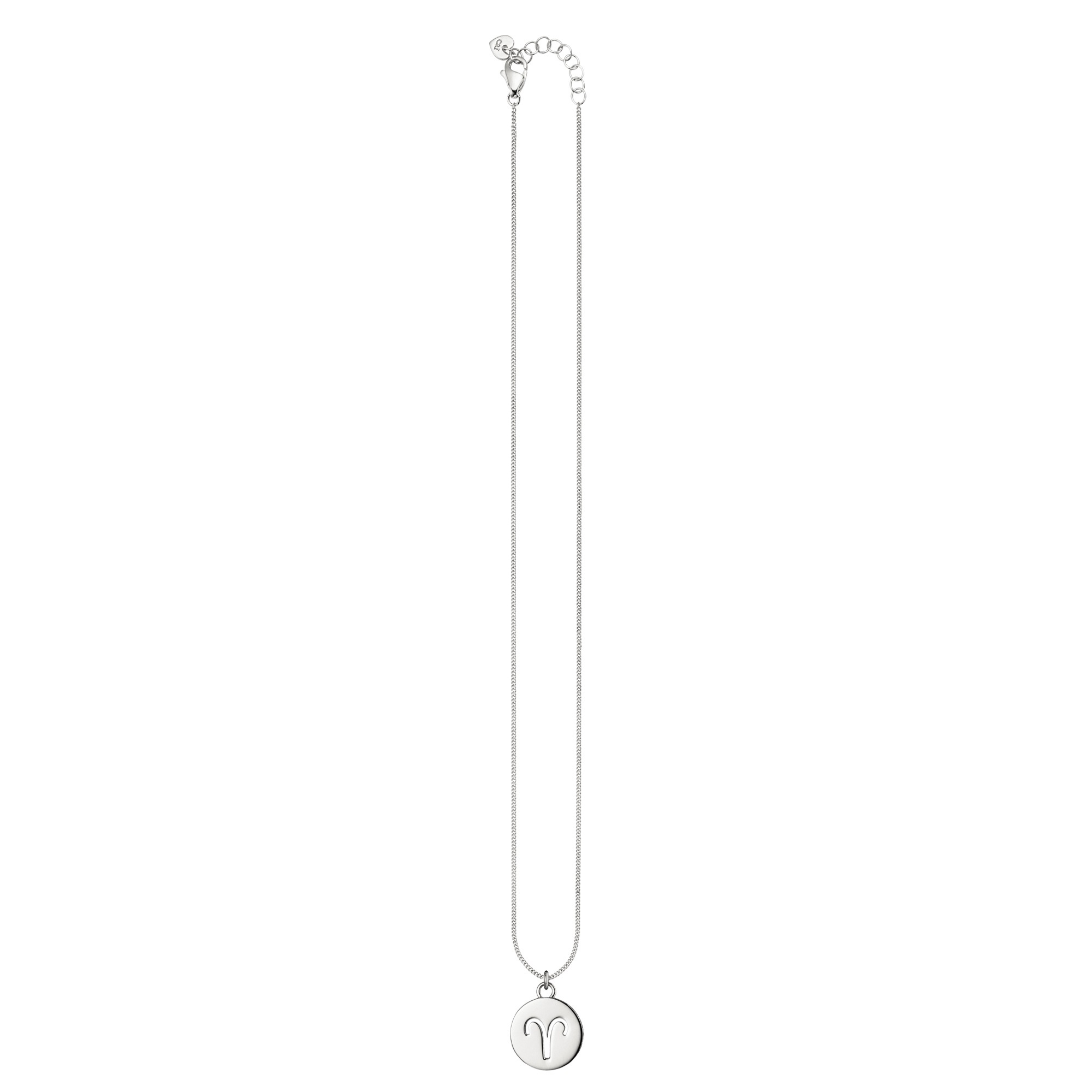 CAÏ Kette mit Anhänger »Widder Sternzeichen 925/- Sterling Silber rhodiniert«