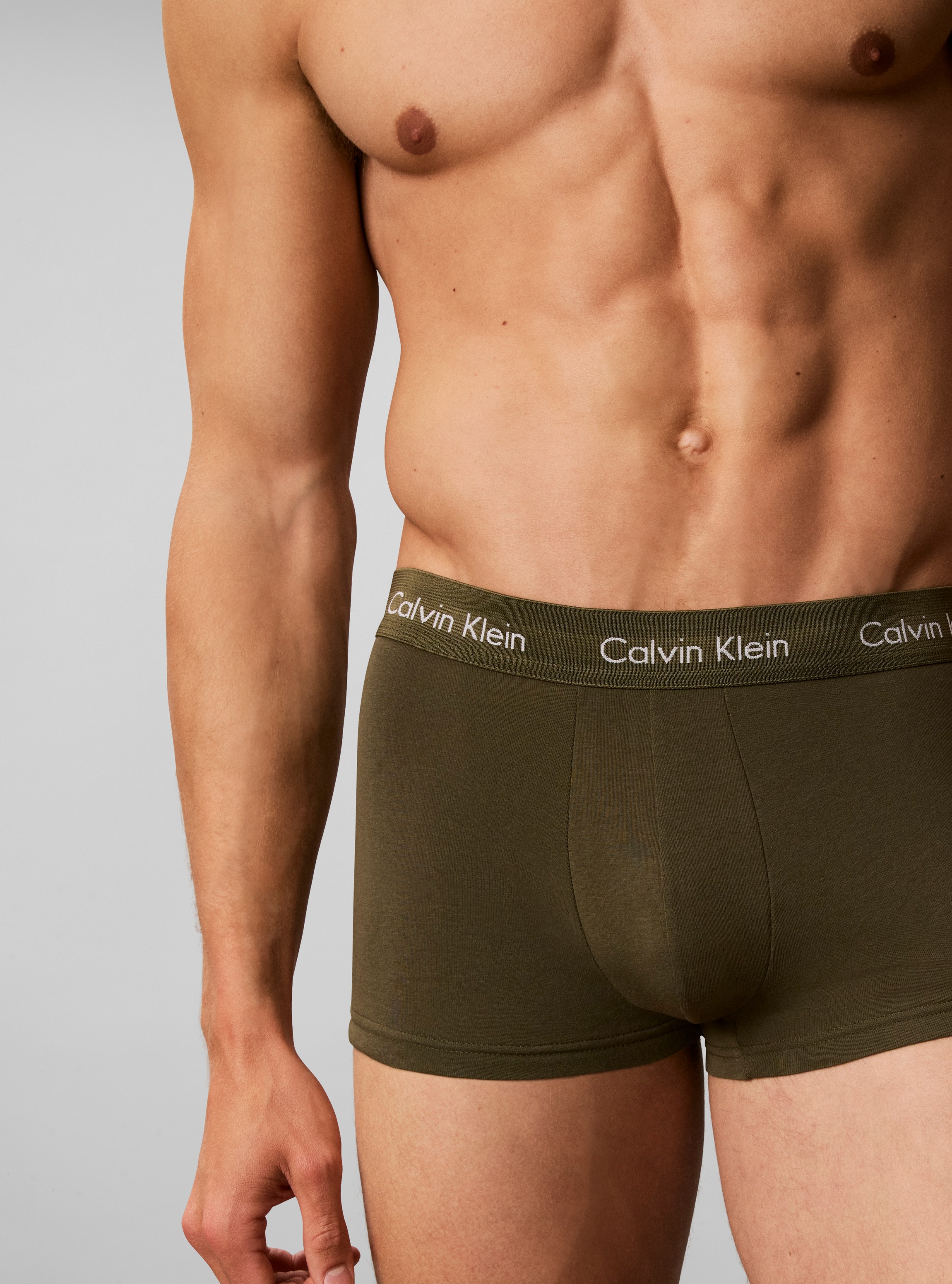 Calvin Klein Underwear Boxershorts »Low Rise Trunk 3pk« Packung, 3er-Pack, 3 Stk. mit Logobündchen