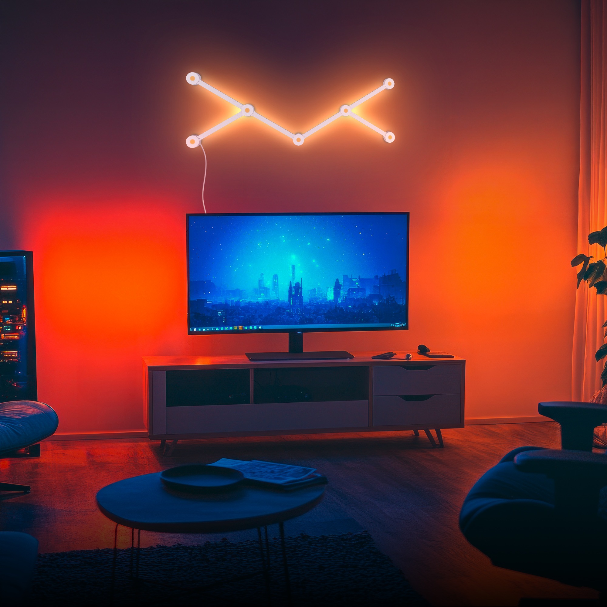 Briloner Leuchten LED Wandleuchte »FLOW 3949016«