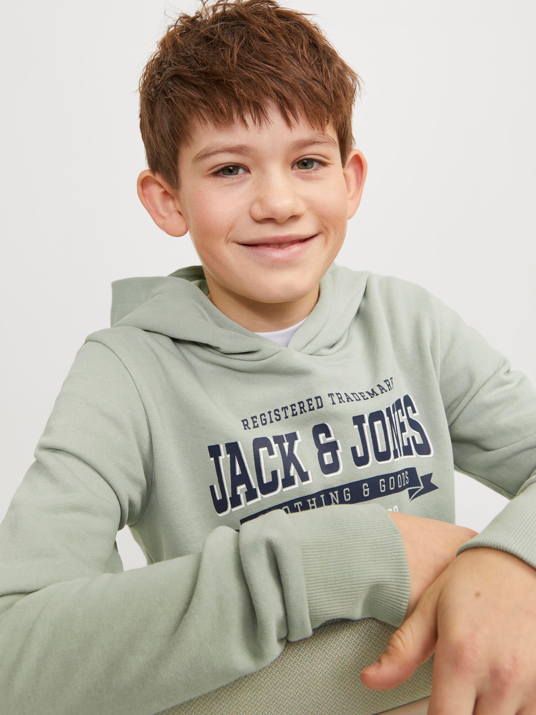 Hoodie JNR« & BAUR 24 Jack | 2 Jones SWEAT HOOD »JJELOGO bestellen SN COL Junior