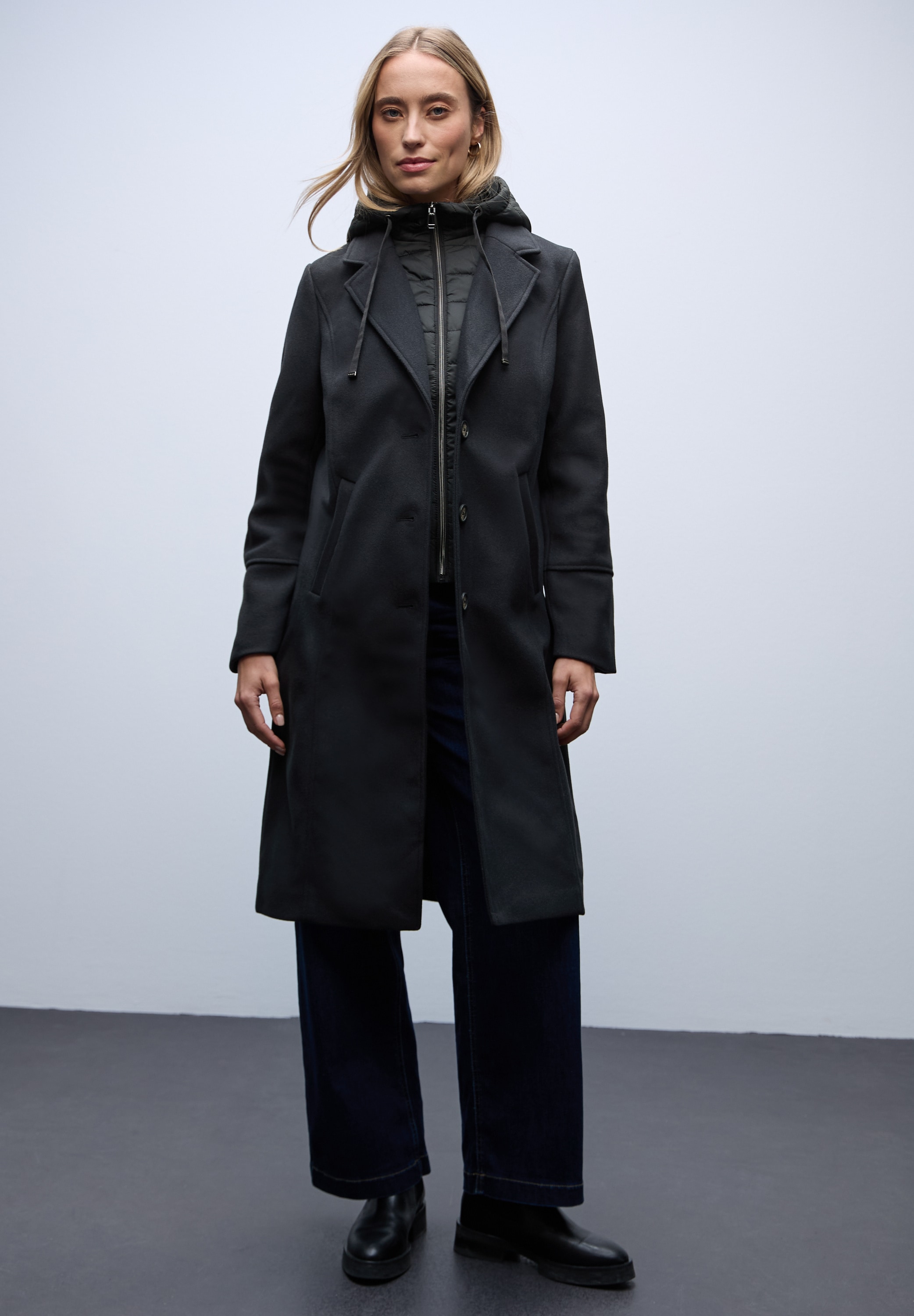 STREET ONE Outdoorjacke mit Kapuze mit Kapuze