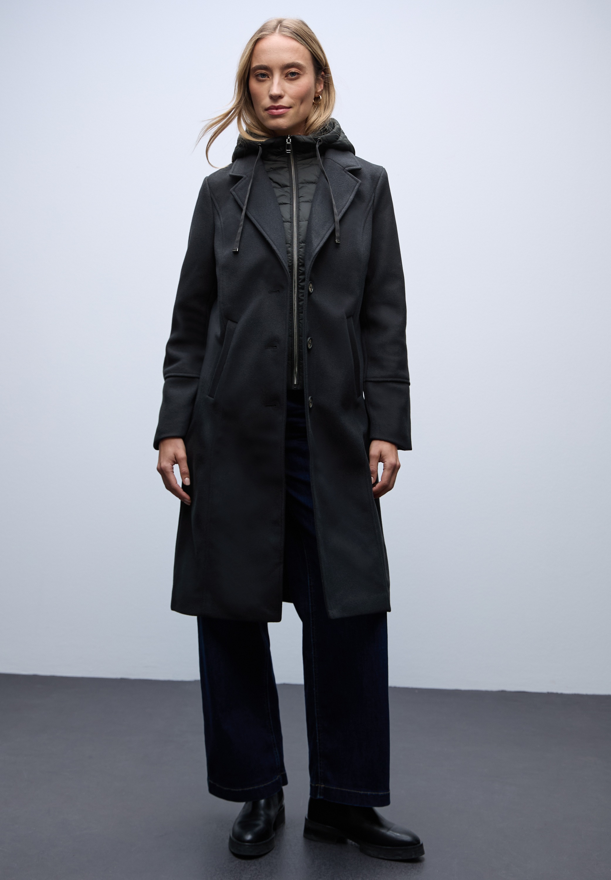 Thumbnail - STREET ONE Outdoorjacke mit Kapuze mit Kapuze