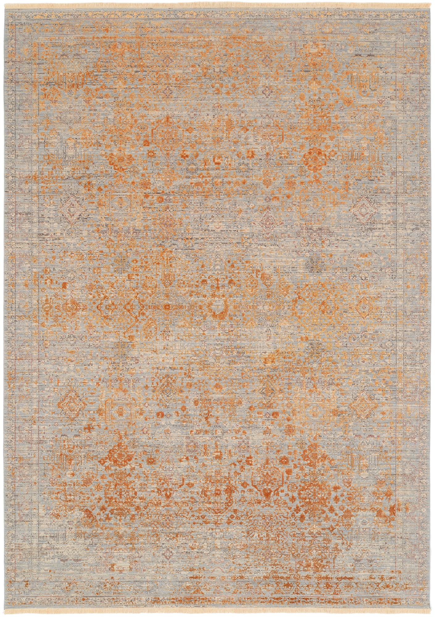 OCI DIE TEPPICHMARKE Teppich »FARBEN GRANDE«, rechteckig, Klassisches Muster, eingefasst, in 3-D-Optik