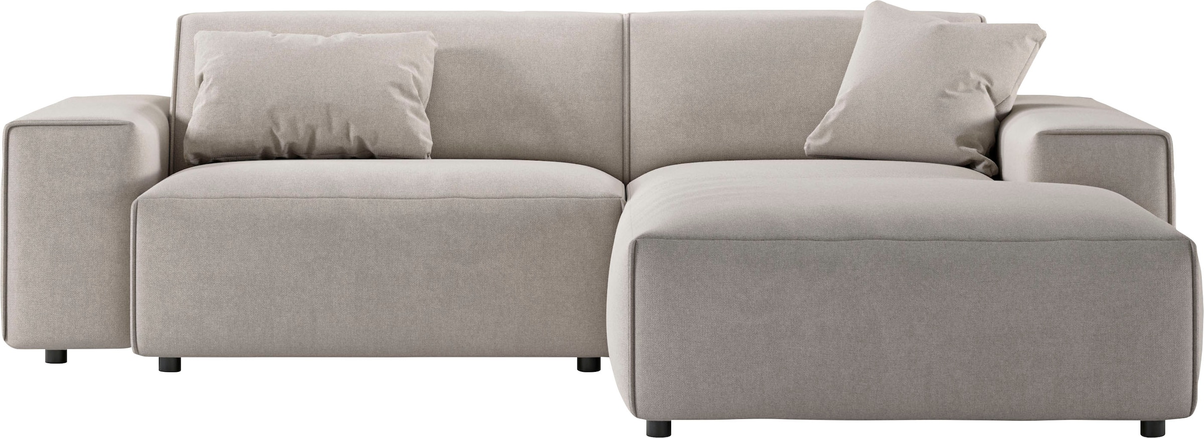 andas Ecksofa »Glimminge L-Form auch in Breitcord, Feincord + Easy care-Bezug,«, Breite 234, Zierkissen