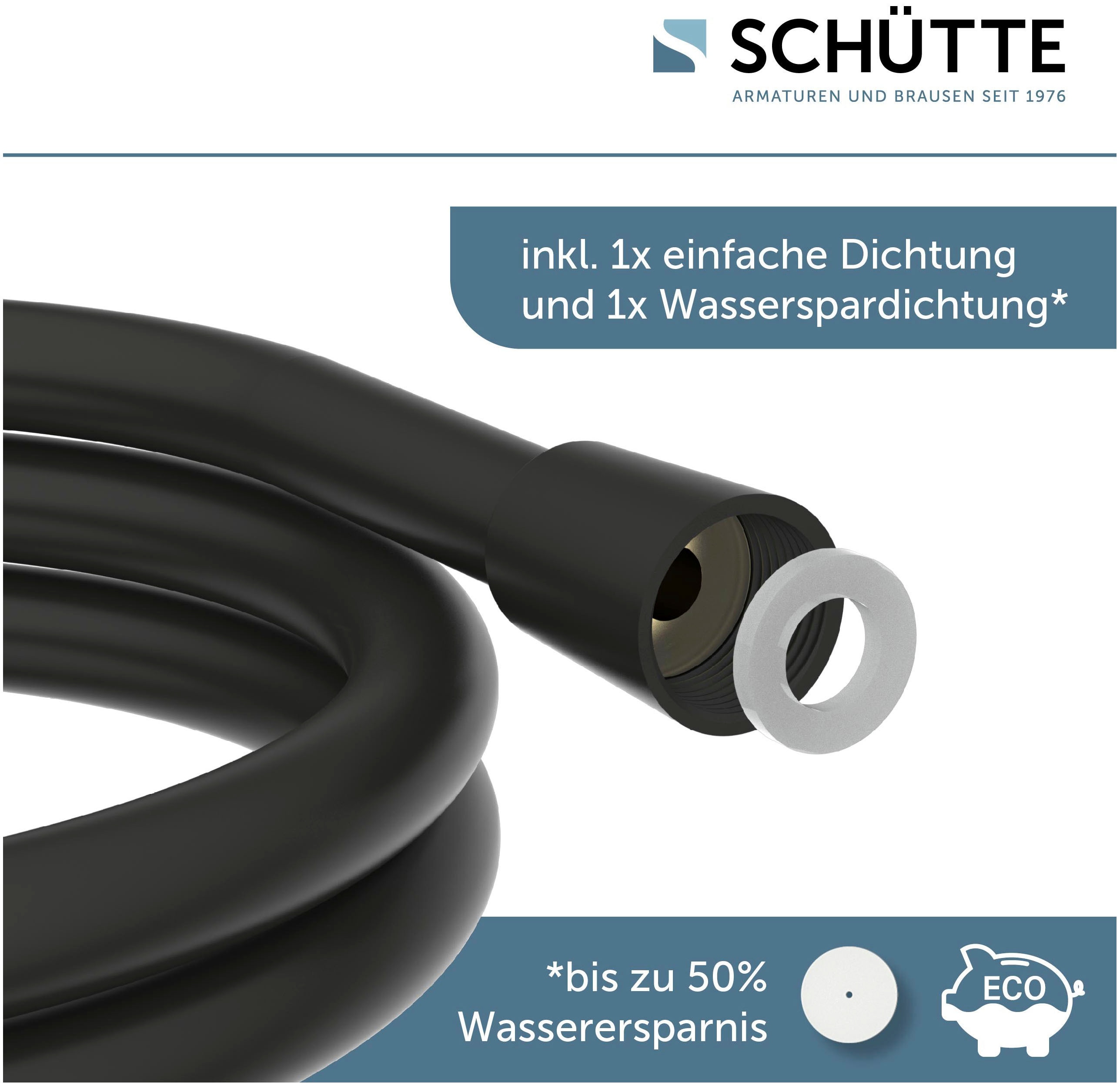 Thumbnail - Schütte Brauseschlauch 150 cm, inkl. Wasserspardichtung - bis 50% Wasserersparnis