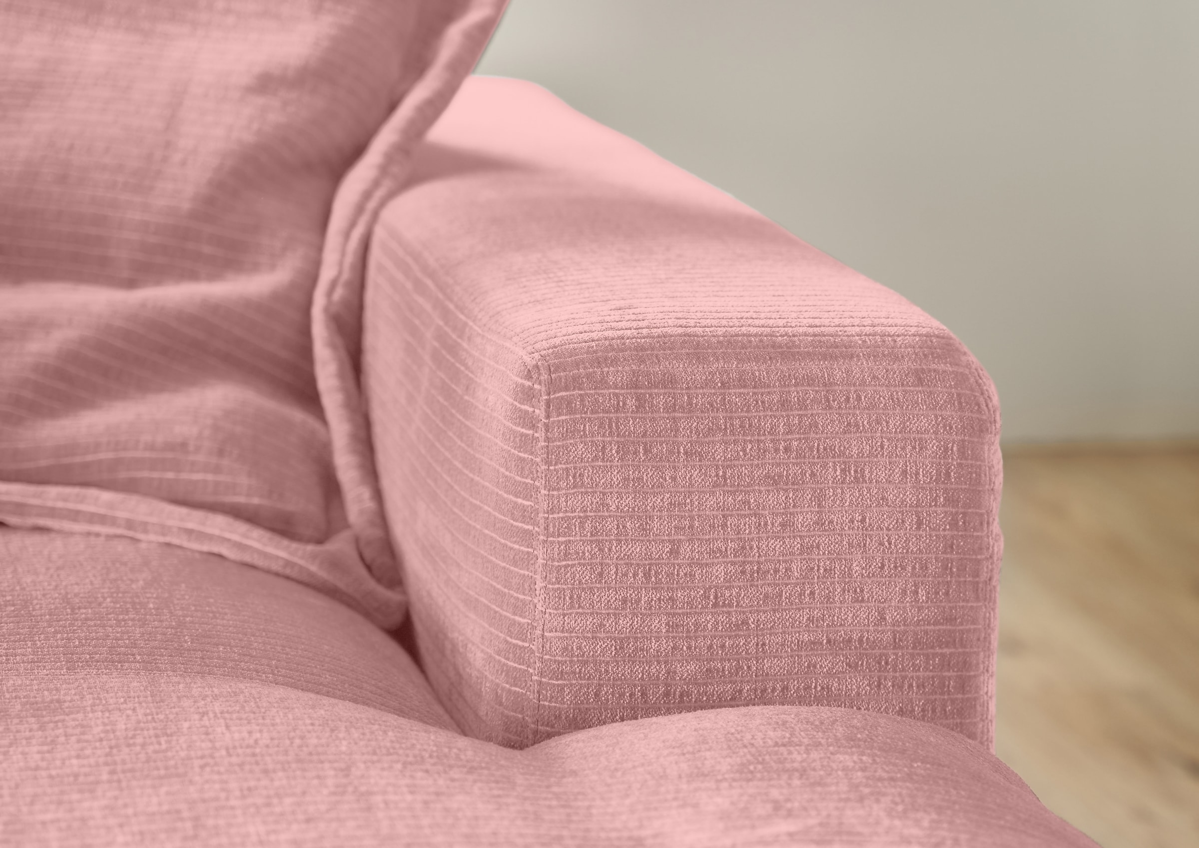 Musterring Ecksofa »Lucia«, verschiedene Farben, großer Longchair mit Armlehne, B330 x T190 cm