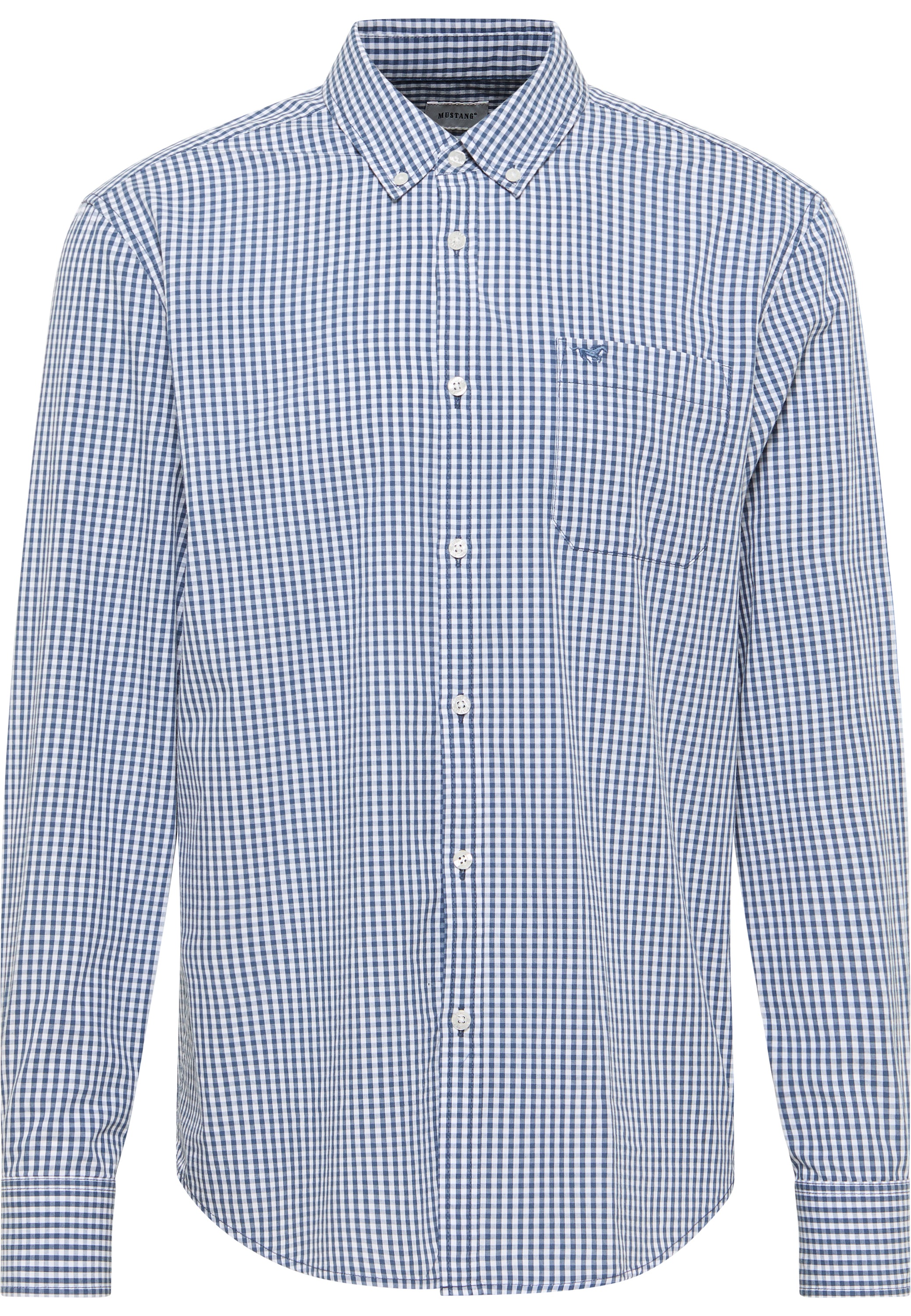 MUSTANG Langarmhemd "Herren Style Chester" günstig online kaufen