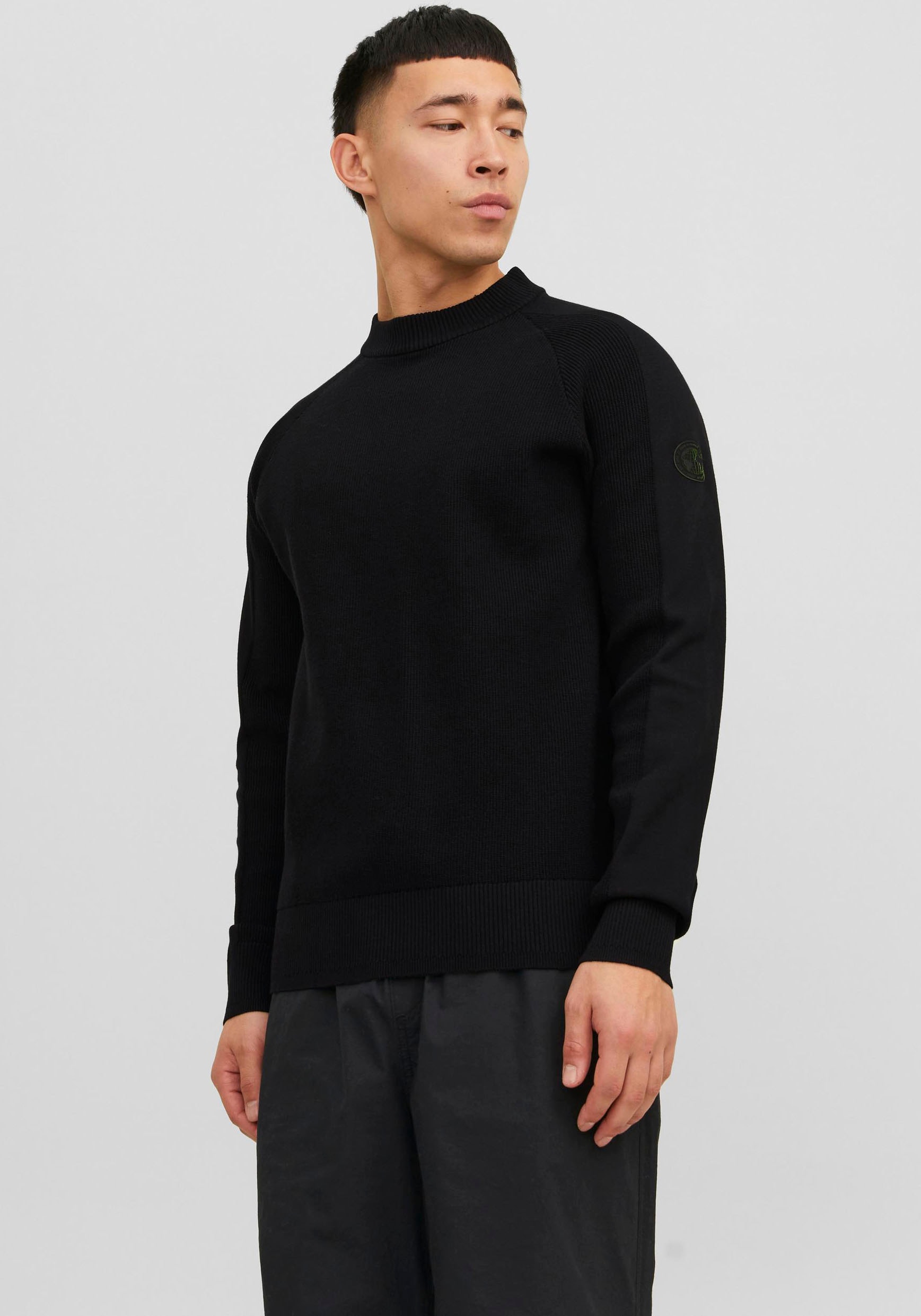 Jack & Jones Stehkragenpullover "JCOFILO KNIT MOCK NECK SN"