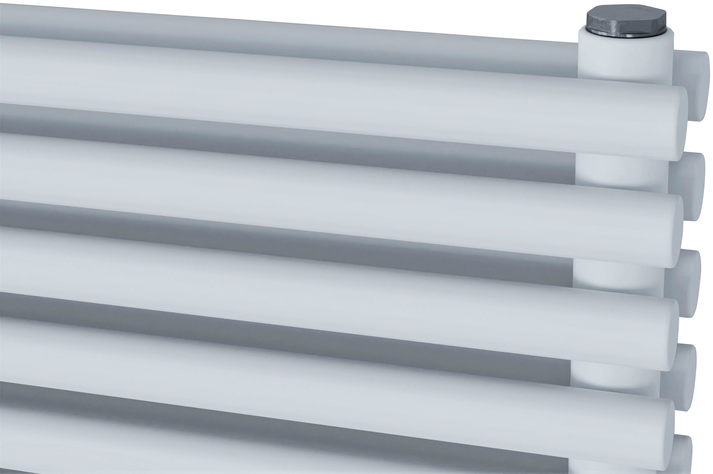 Ximax Designheizkörper »Gamba Slim Duplex Horizontal, 610 mm x 1200 mm«, 1290 Watt, Weiß