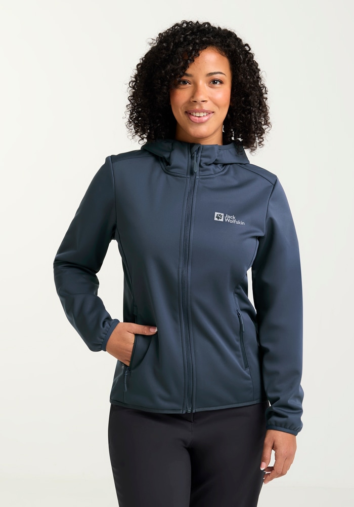 Jack Wolfskin Softshelljacke "WINDHAIN HOODY W" mit Kapuze günstig online kaufen
