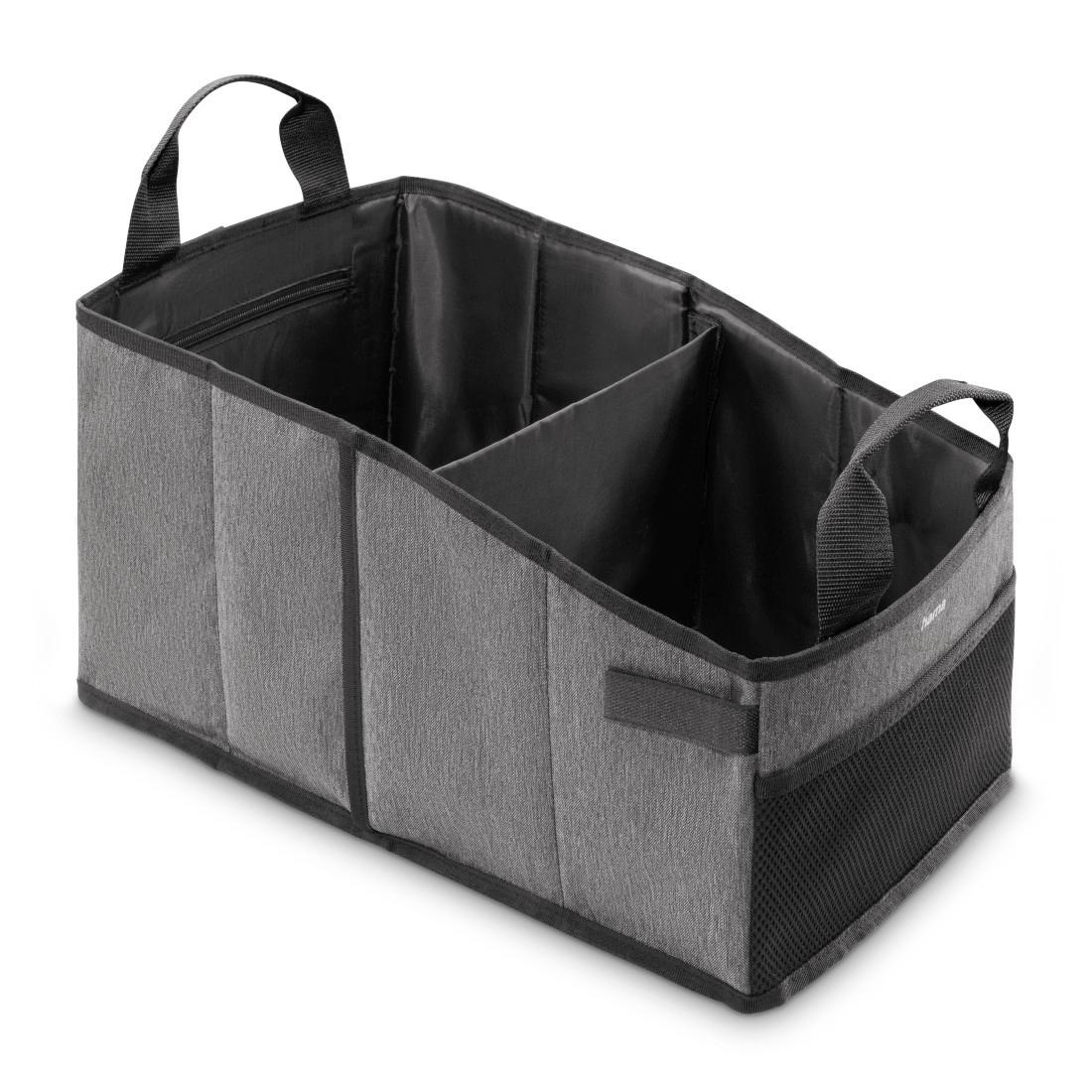 Hama Rücksitzorganizer »Auto Rücksitz Organizer schwarz grau, flach zusammenklappbar, 2 Fächer«