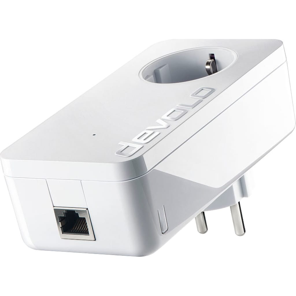 DEVOLO Smart-Stecker »dLAN 1200+ (1200Mbit, 1xGB LAN, Steckdose, Netzwerk, range+)«, (1 St.)