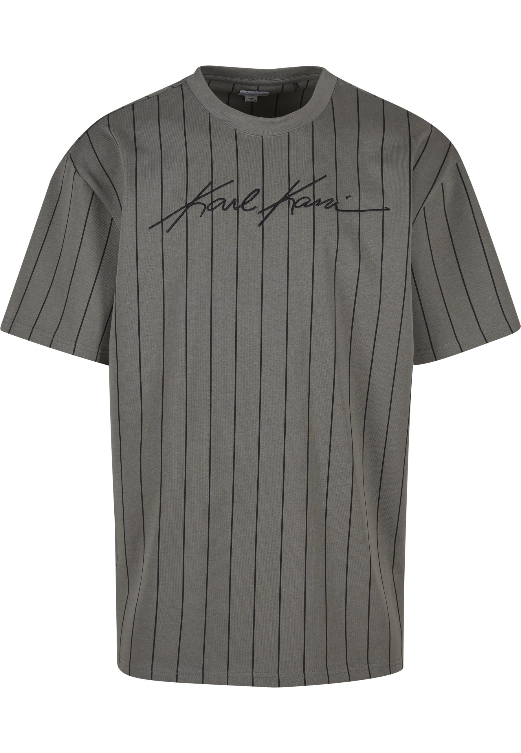 Karl Kani T-Shirt "Karl Kani Autograph Pinstripe Jersey Boxy T-Shirt" 1 Stk.