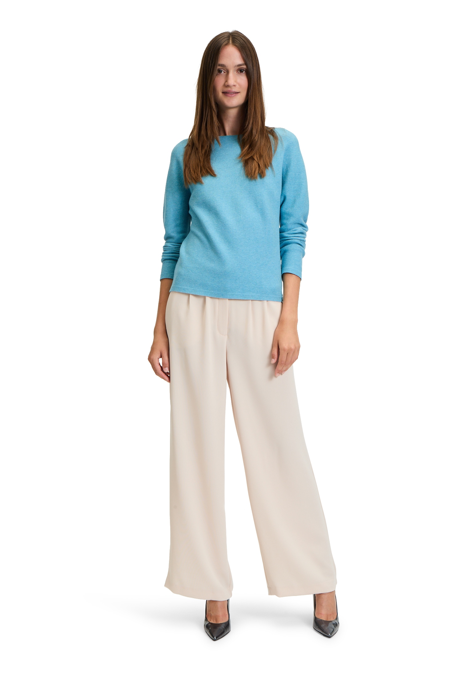 Betty&Co Strickpullover »Betty & Co Strickpullover mit Strickdetails«, (1 tlg.), Struktur