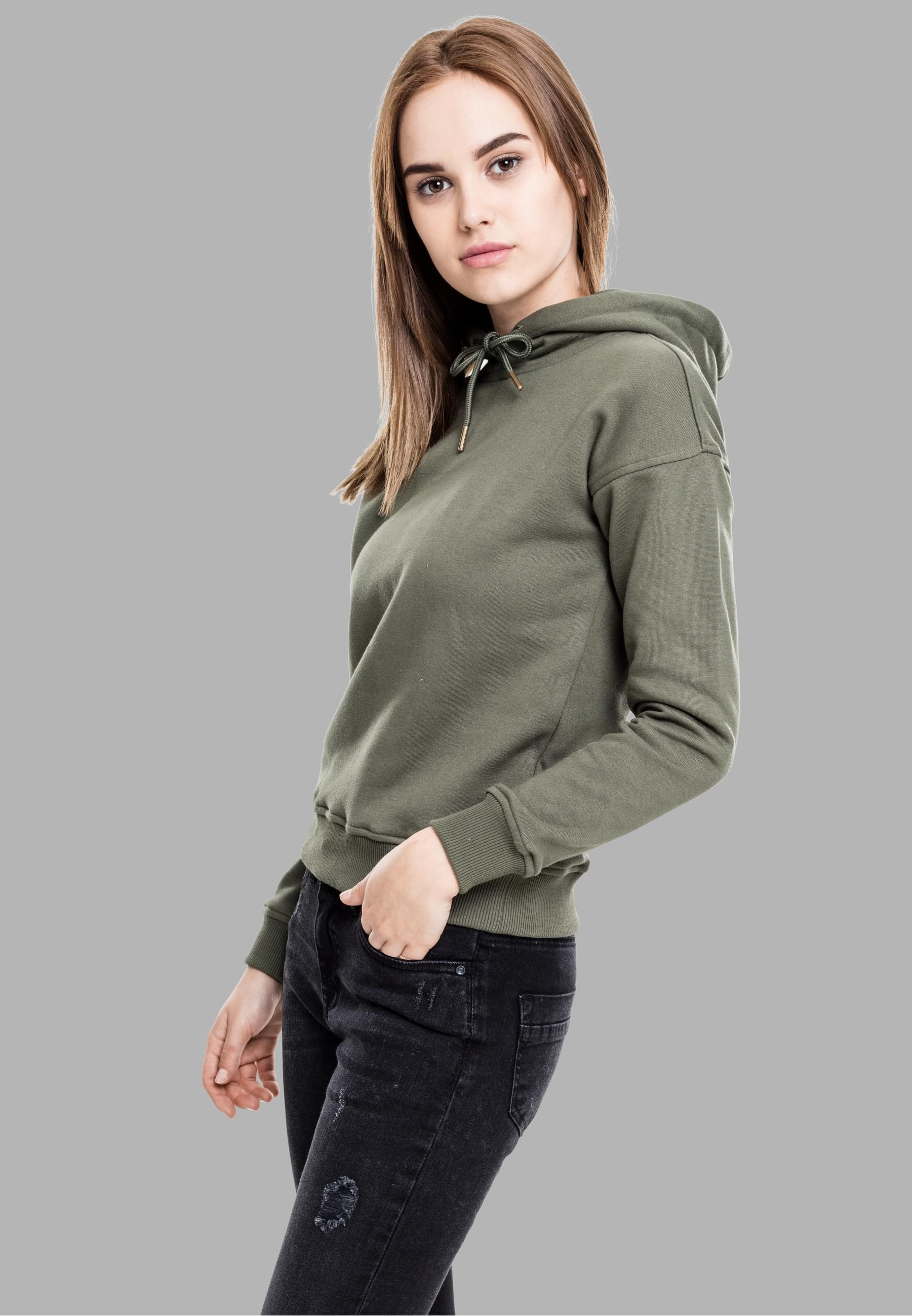 URBAN CLASSICS Kapuzenpullover »Urban Classics Damen Ladies Hoody«, (1 tlg.)