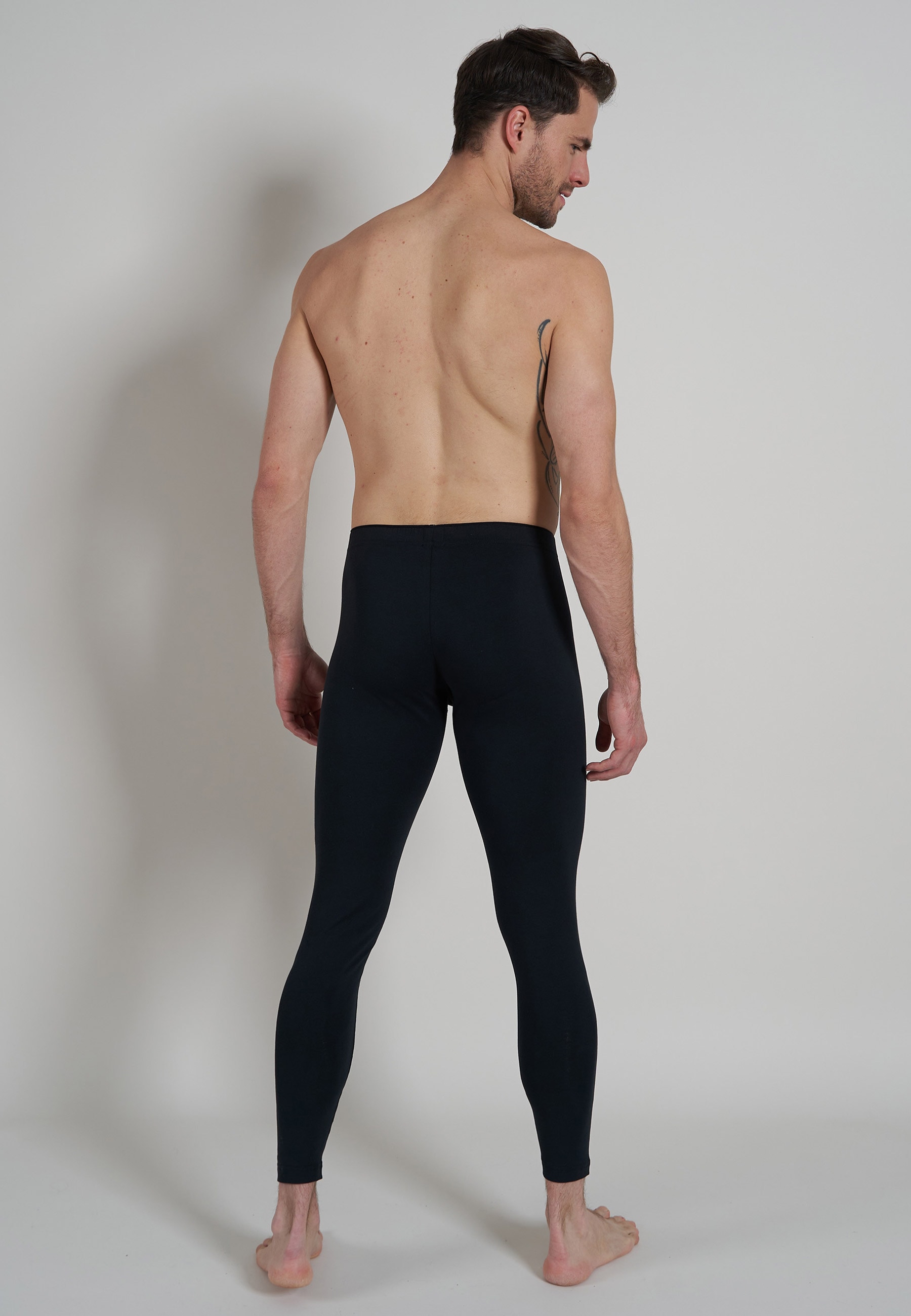 bugatti Lange Unterhose »BUGA Hose lang« eng, basic, wärmend, mit Logo, Baumwollmix