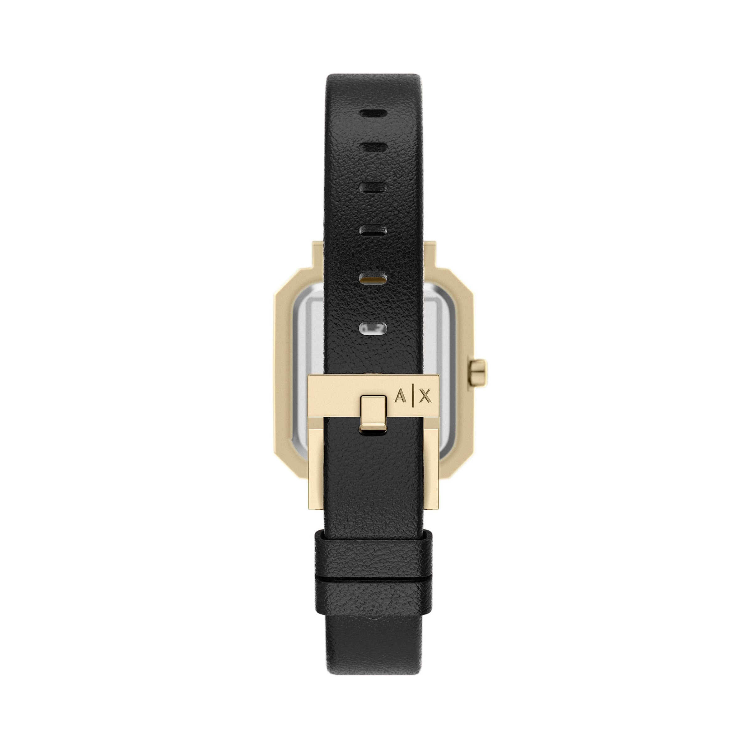 ARMANI EXCHANGE Quarzuhr Armbanduhr, Lederarmband, analog
