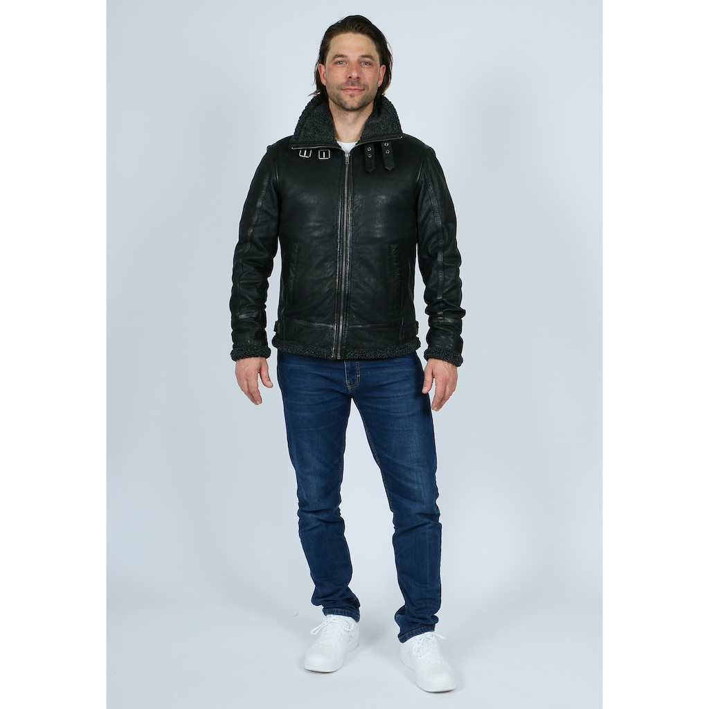 Freaky Nation Lederjacke »Pilot Boy-FN«