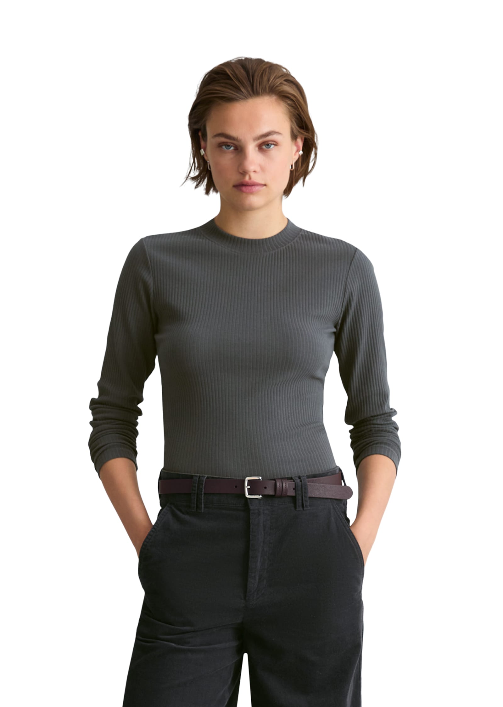Marc OPolo DENIM aus Rippjersey, Slim Fit
