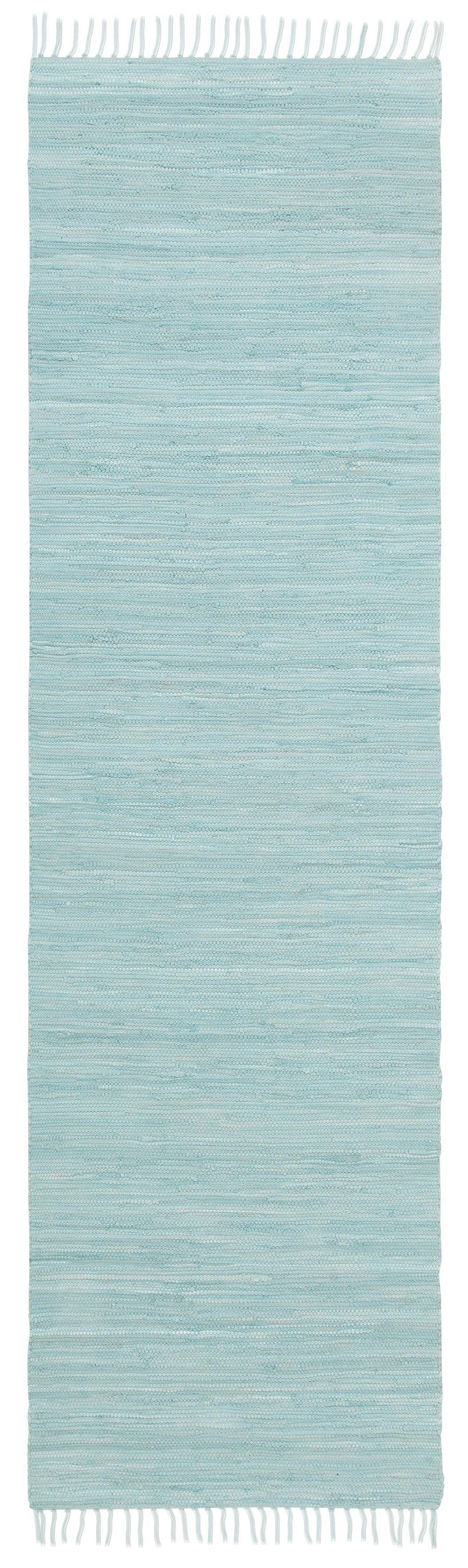 my home Teppich "Paul" rechteckig 5 mm Höhe Wendeteppich, Uni, handgewebt, günstig online kaufen