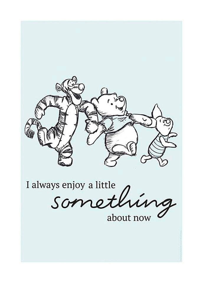 Komar Poster "Winnie Pooh Little Something", Disney, (1 St.), Kinderzimmer, Schlafzimmer, Wohnzimmer