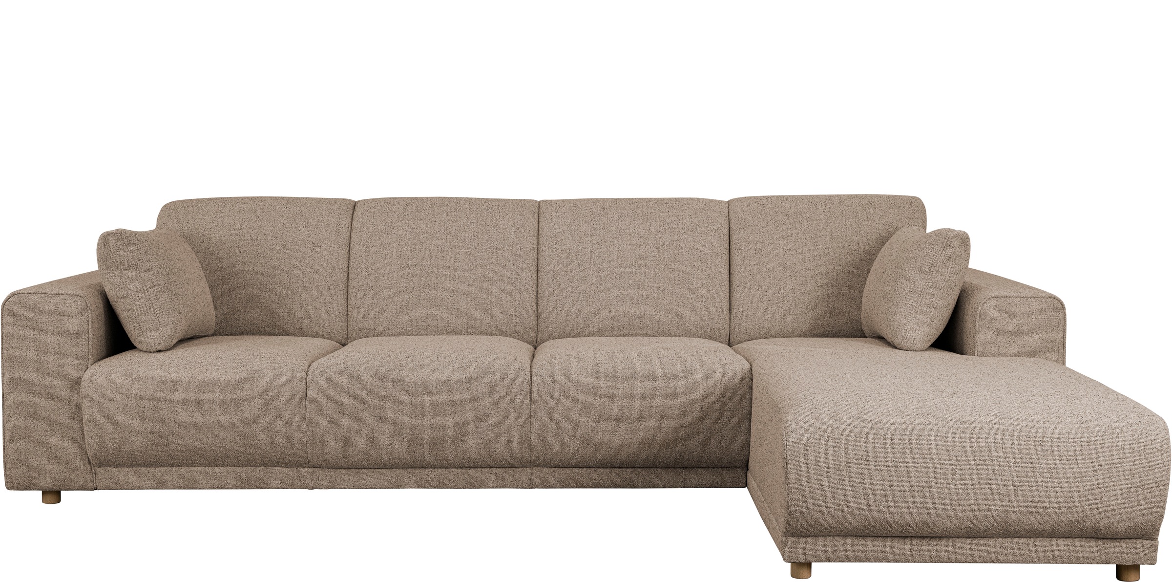 Home affaire Ecksofa »LEMPS wahlweise Recamiere links oder rechts L-Form«, incl. Zierkissen, Stellmaße 297x162 cm