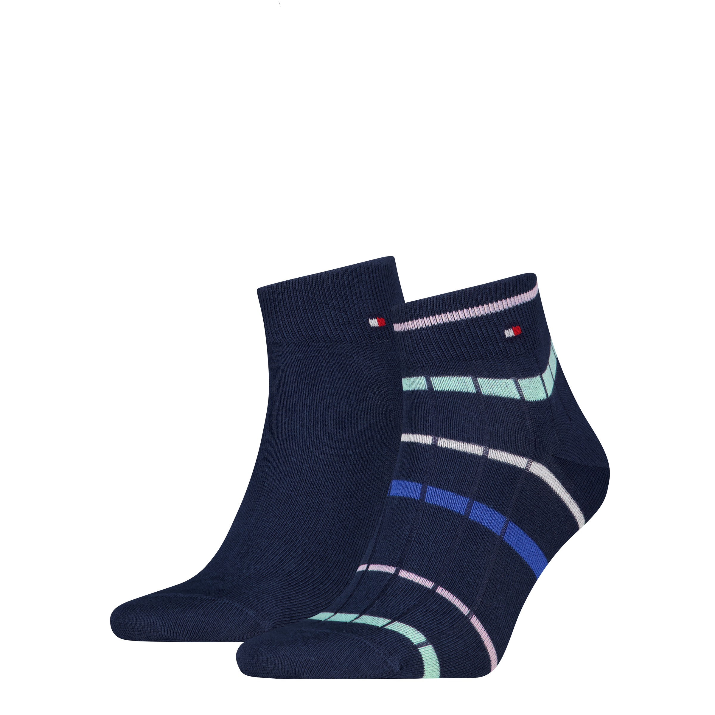 Tommy Hilfiger Kurzsocken "TH MEN QUARTER 2P SUMMER BRETON" 2 Paar günstig online kaufen