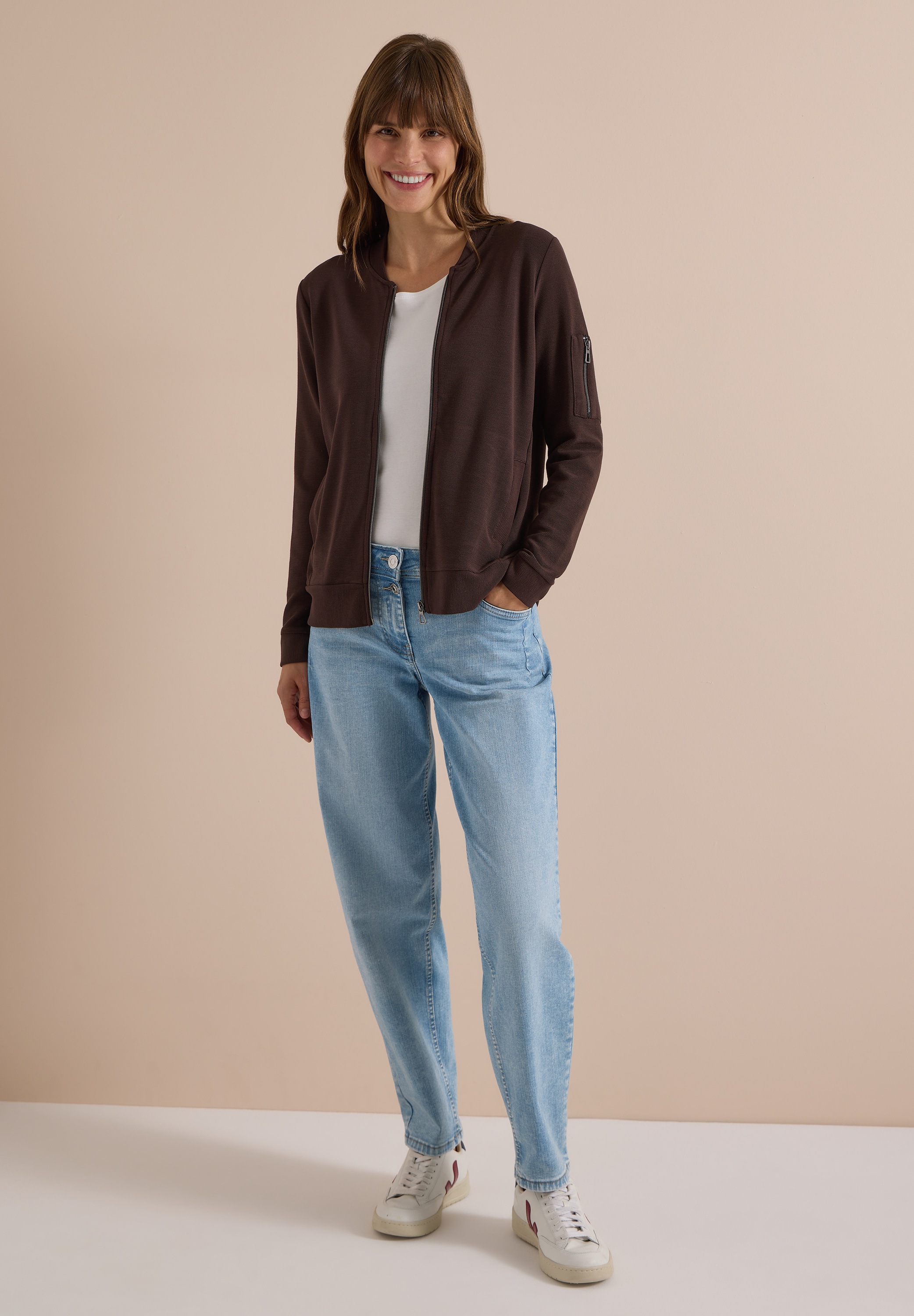 Cecil Cardigan in Unifarbe