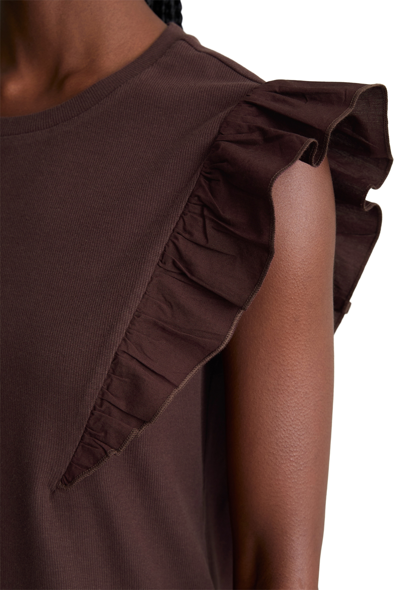 Marc O'Polo DENIM T-Shirt »aus weichem Rippjersey«
