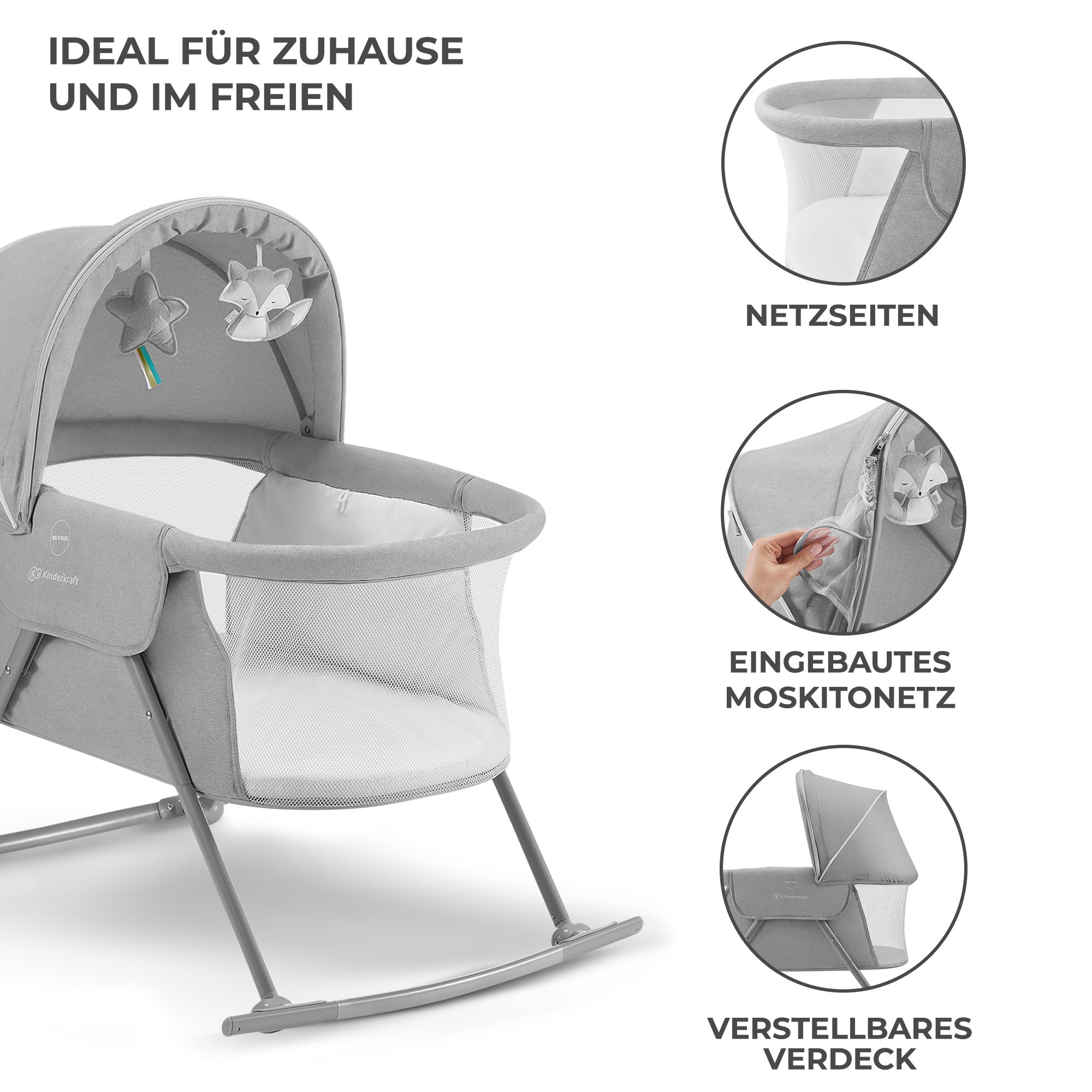 Kinderkraft Baby-Reisebett »LOVI«