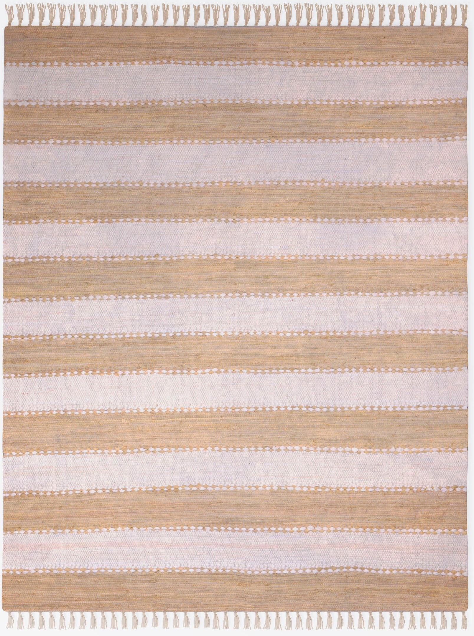 OTTO home Teppich "Benja" rechteckig 10 mm Höhe Handweb Teppich, gestreift, günstig online kaufen