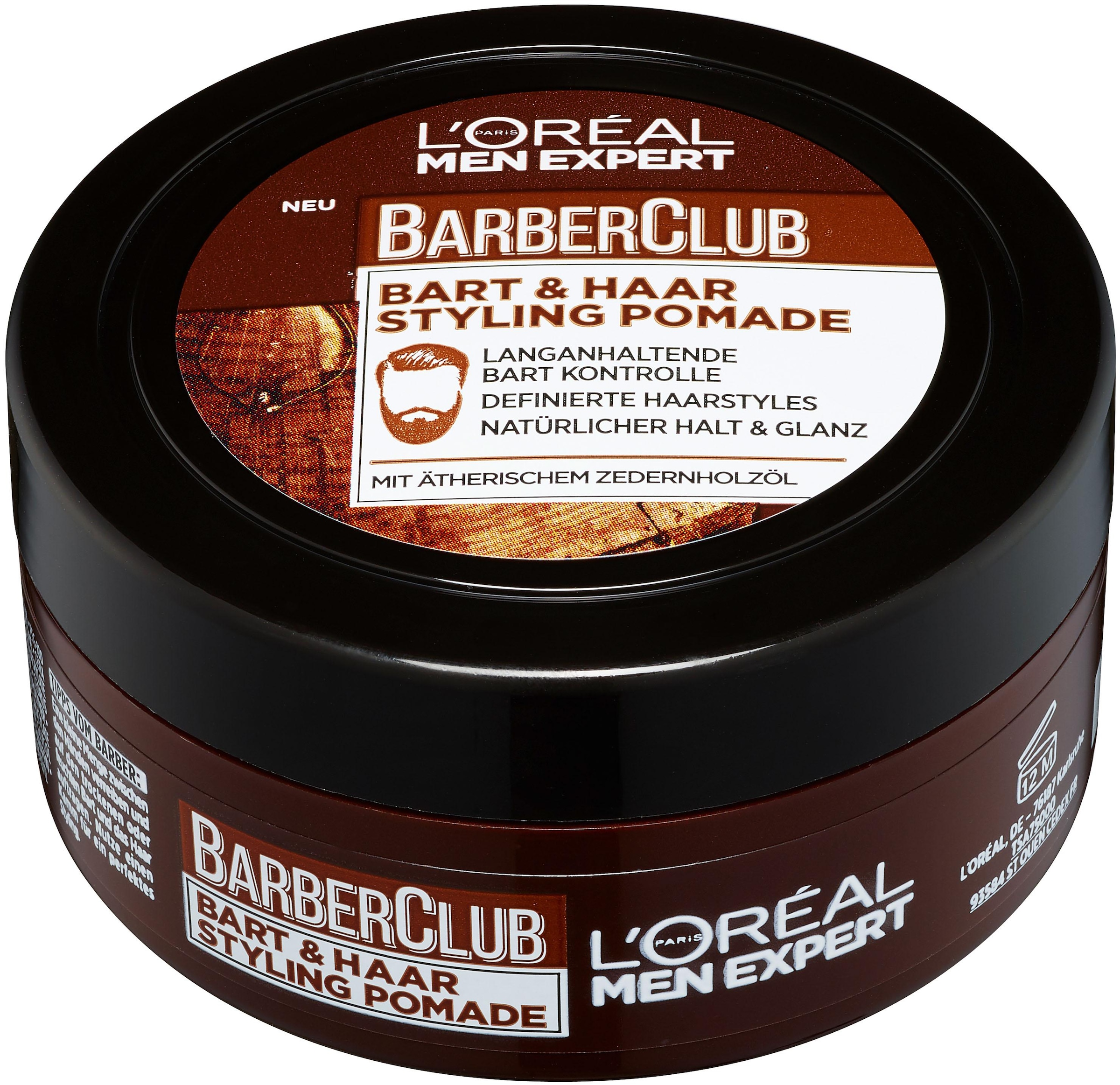 L\'ORÉAL PARIS MEN EXPERT Bartpomade natürliche Halt, Bartstyles perfekt variablen Club«, | bestellen für für »Barber BAUR