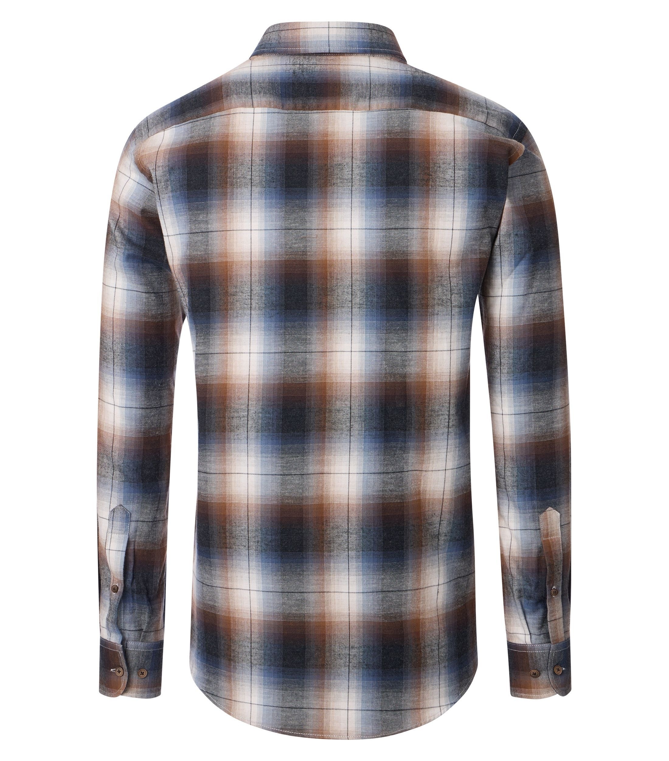 CASAMODA Flanellhemd "CASAMODA Flanellhemd kariert" günstig online kaufen