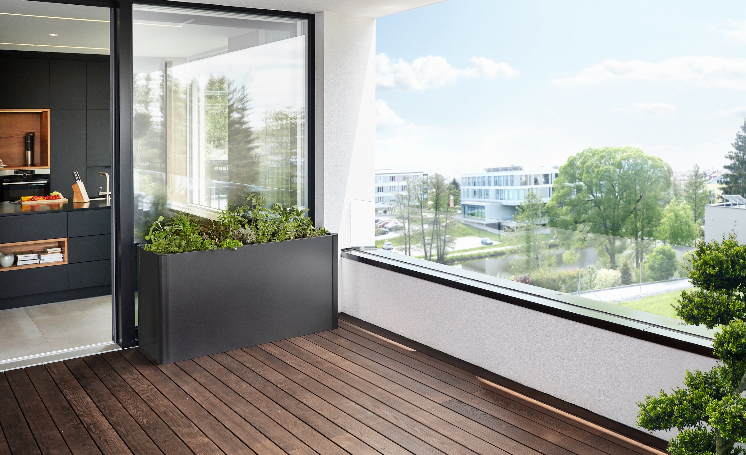 Biohort Hochbeet »Belvedere«, BxTxH: 152x53x77 cm