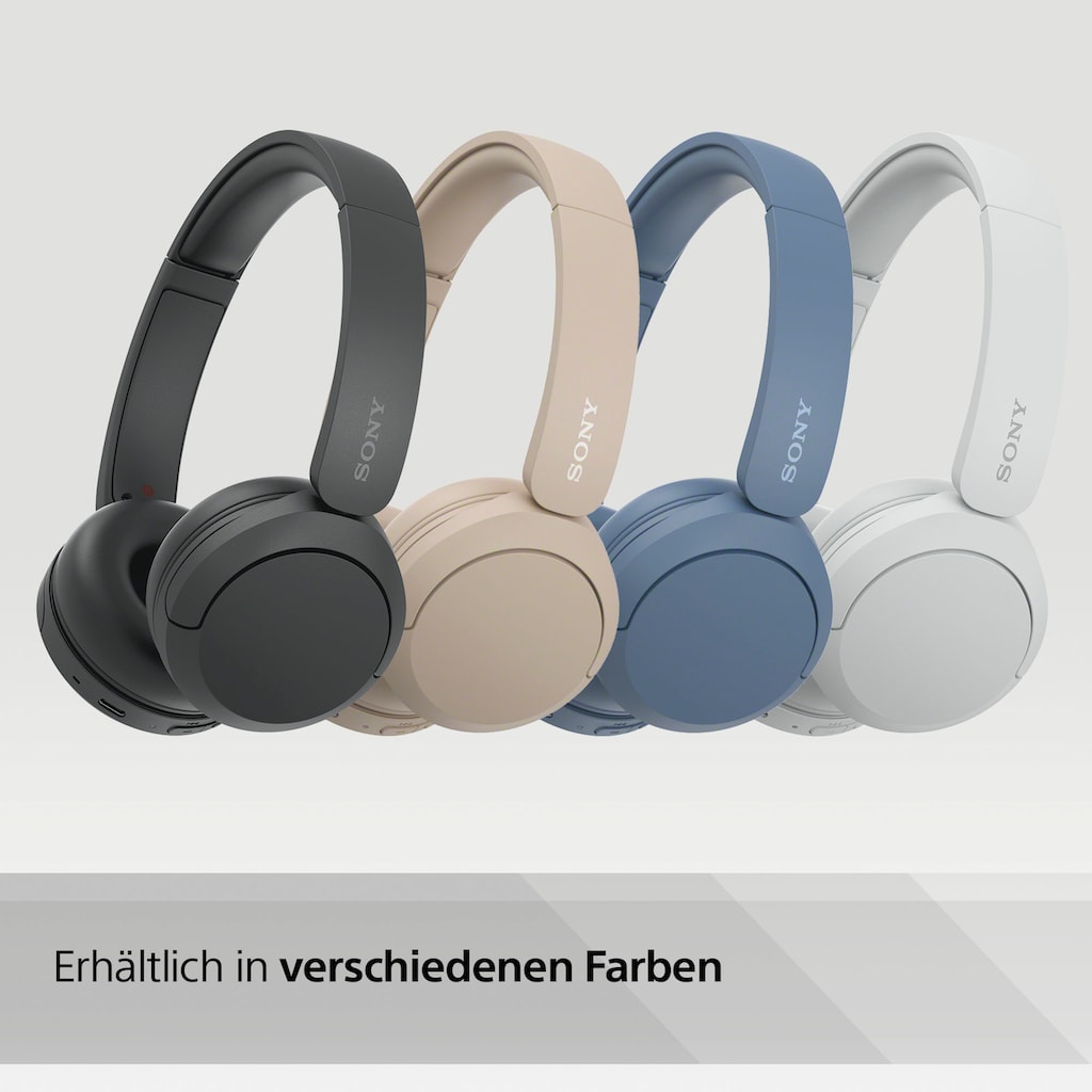 Sony On-Ear-Kopfhörer »WHCH520«, Bluetooth, Freisprechfunktion-Rauschunterdrückung