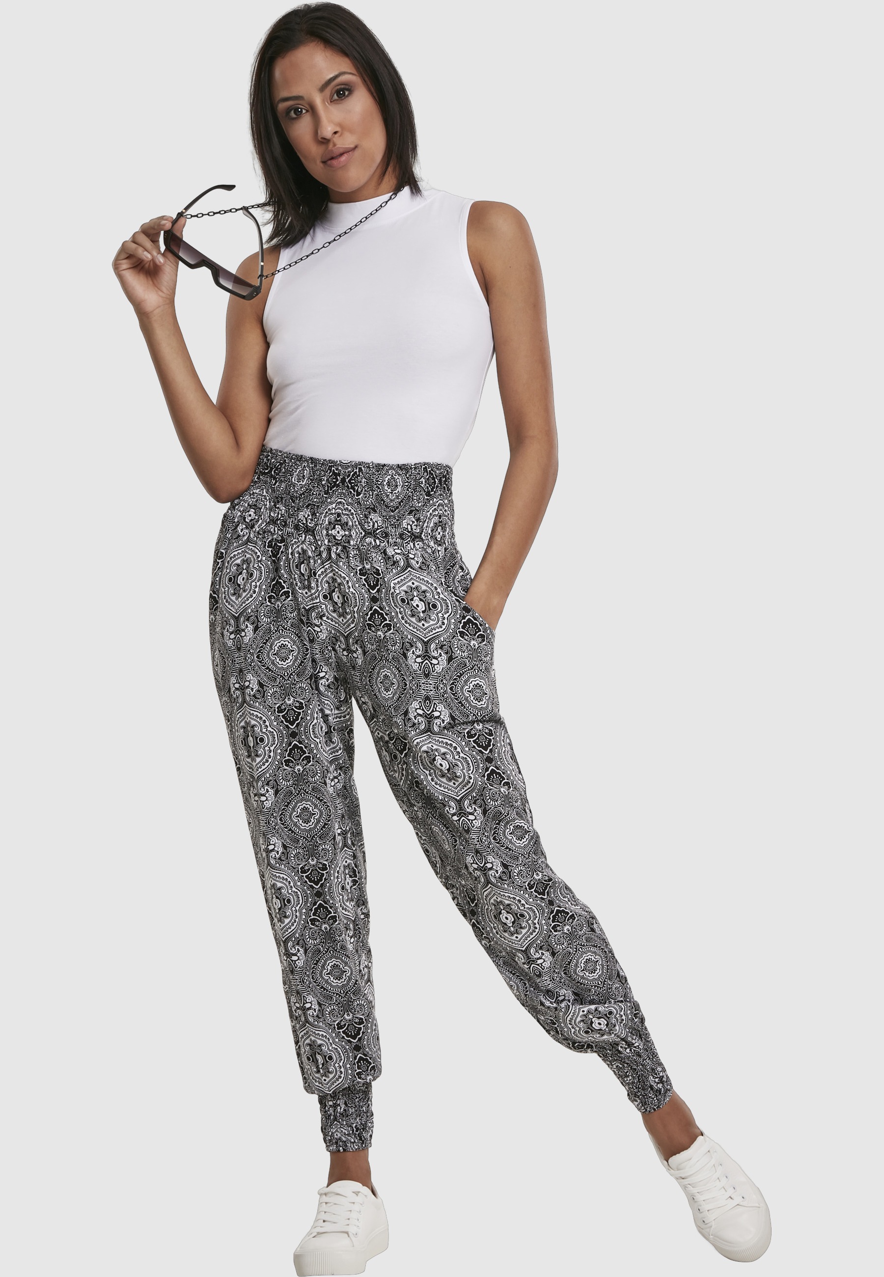 URBAN CLASSICS Stoffhose »Urban Classics Damen Ladies Sarong Pants«