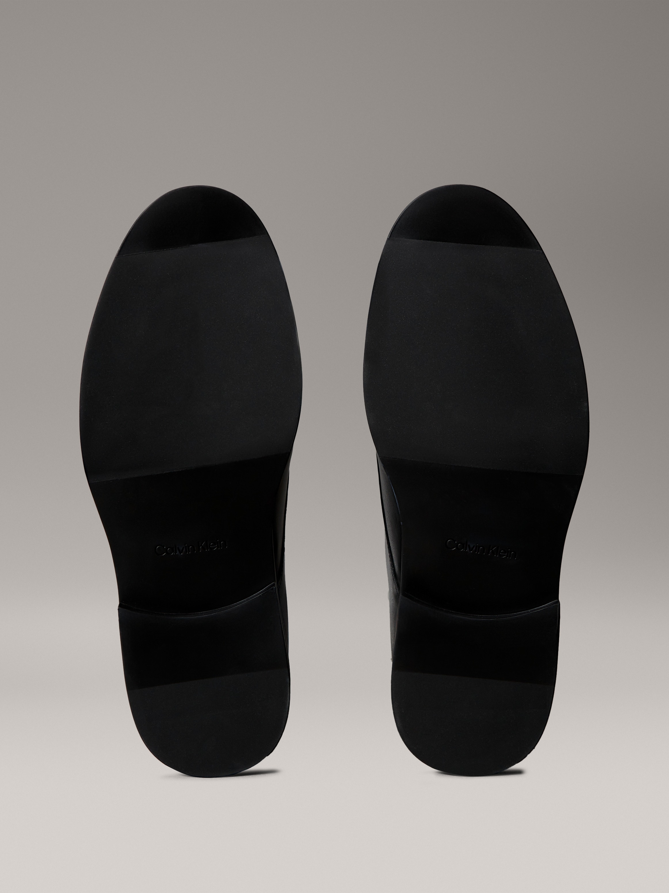 Calvin Klein Schnürschuh »ESS RUBBER DERBY LTH«, Anzugschuh, Business-Schnürer, Klassik-Schnürschuh mit CK-Markenlogo