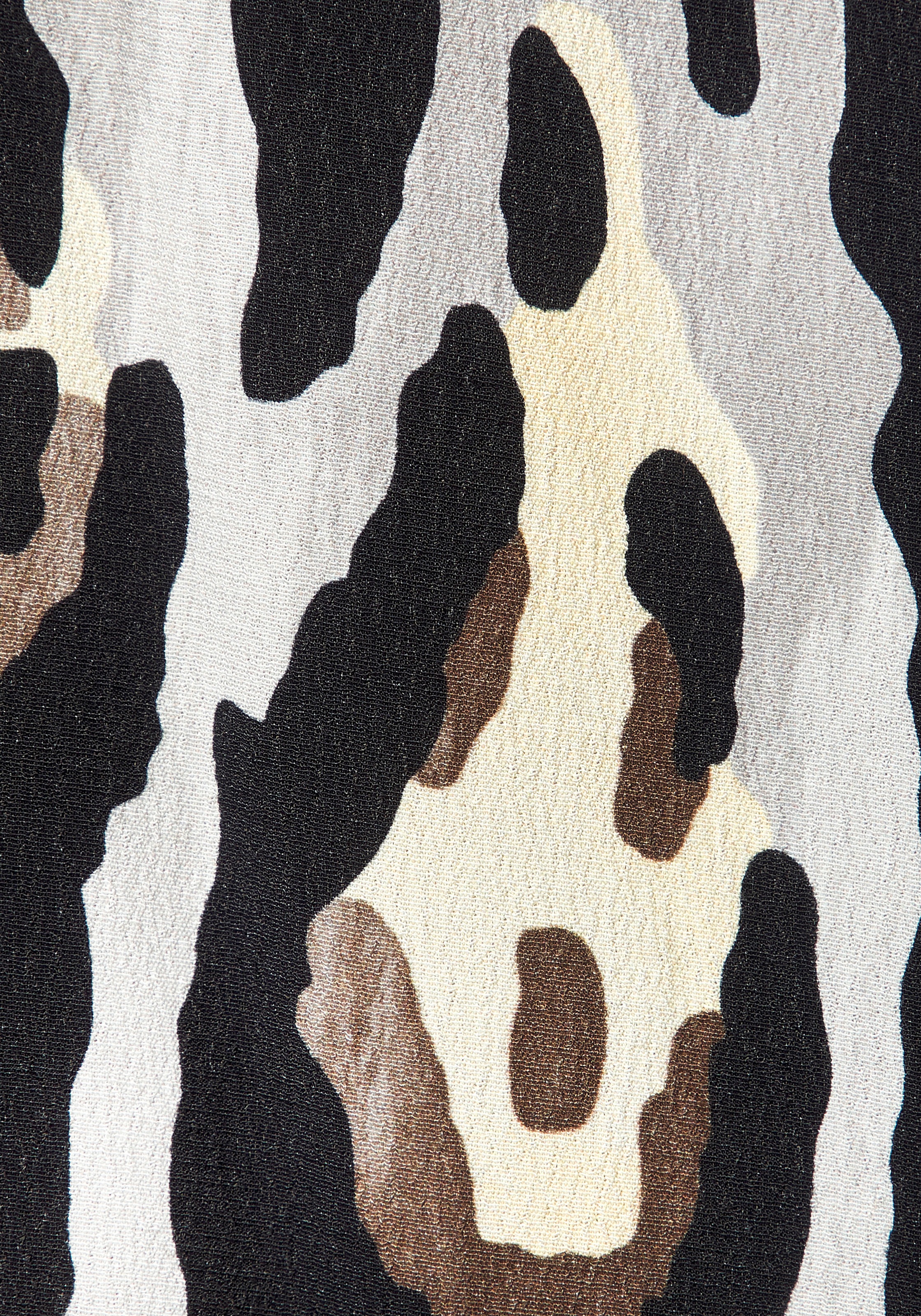 LASCANA Maxikleid aus gewebter Viskose im Alloverprint, luftiges Sommerkleid