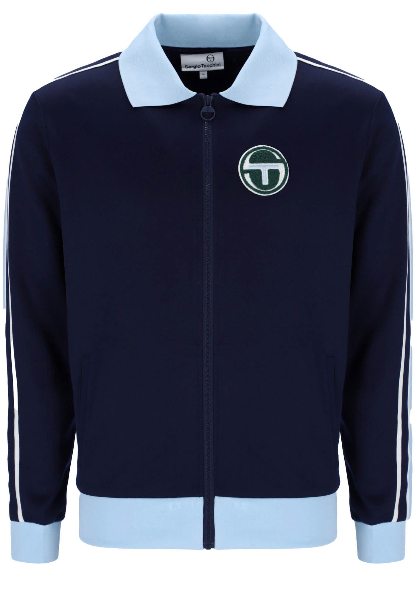 Sergio Tacchini Trainingsjacke "MONTE TRACK TOP Herren", ohne Kapuze, Trainingsjacke Herren, leichte Jacke, Retro, Sport