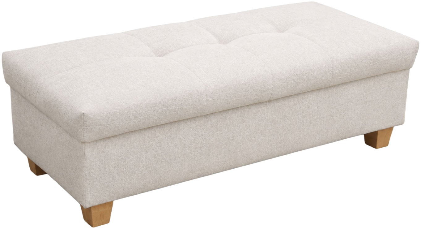 OTTO home Hocker »Egedal« Polsterhocker Egedal mit Staufach, passend zum Sofa