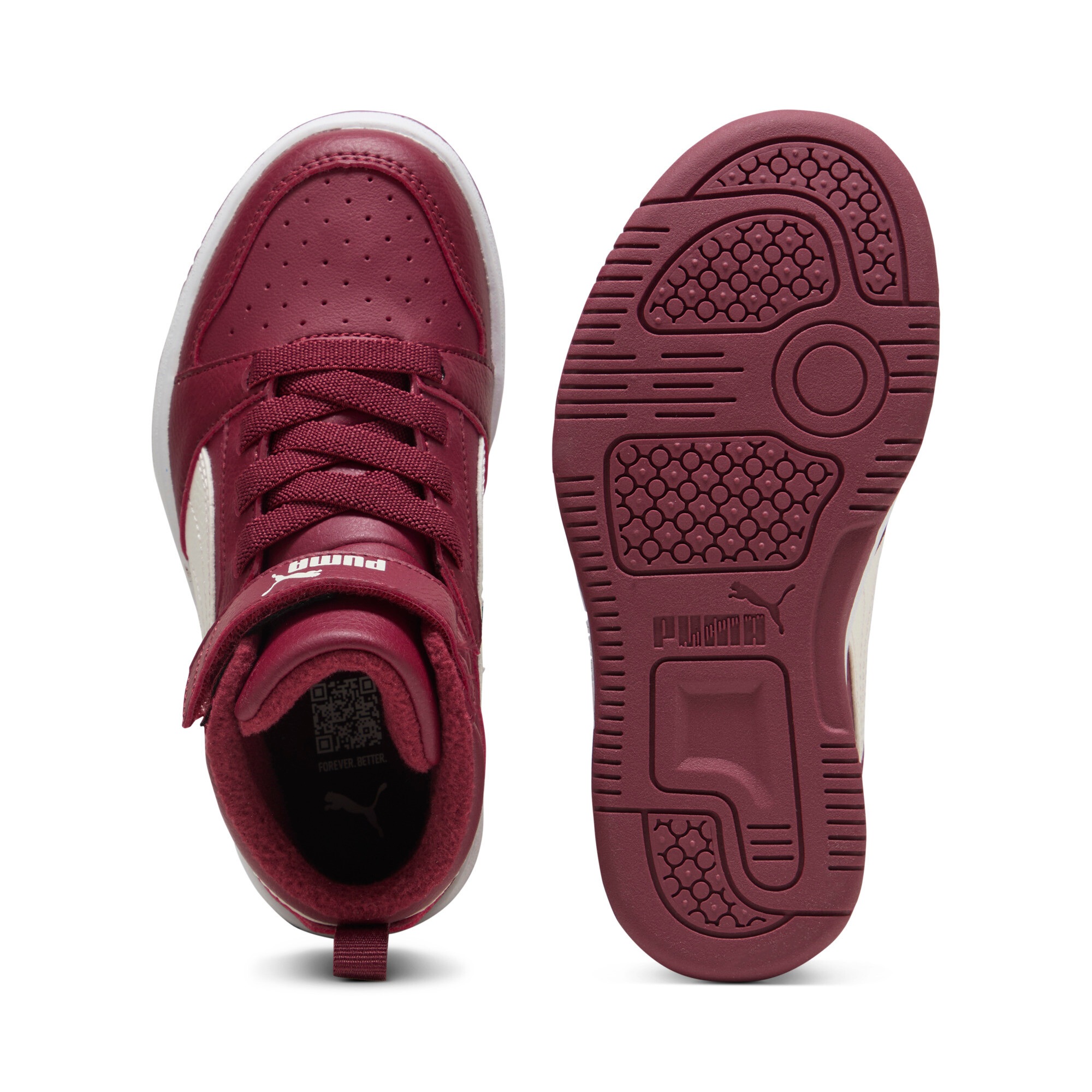 Puma Rebound V6 Mid WTR AC+ PS Bottes d'hiver Rouge 30 3