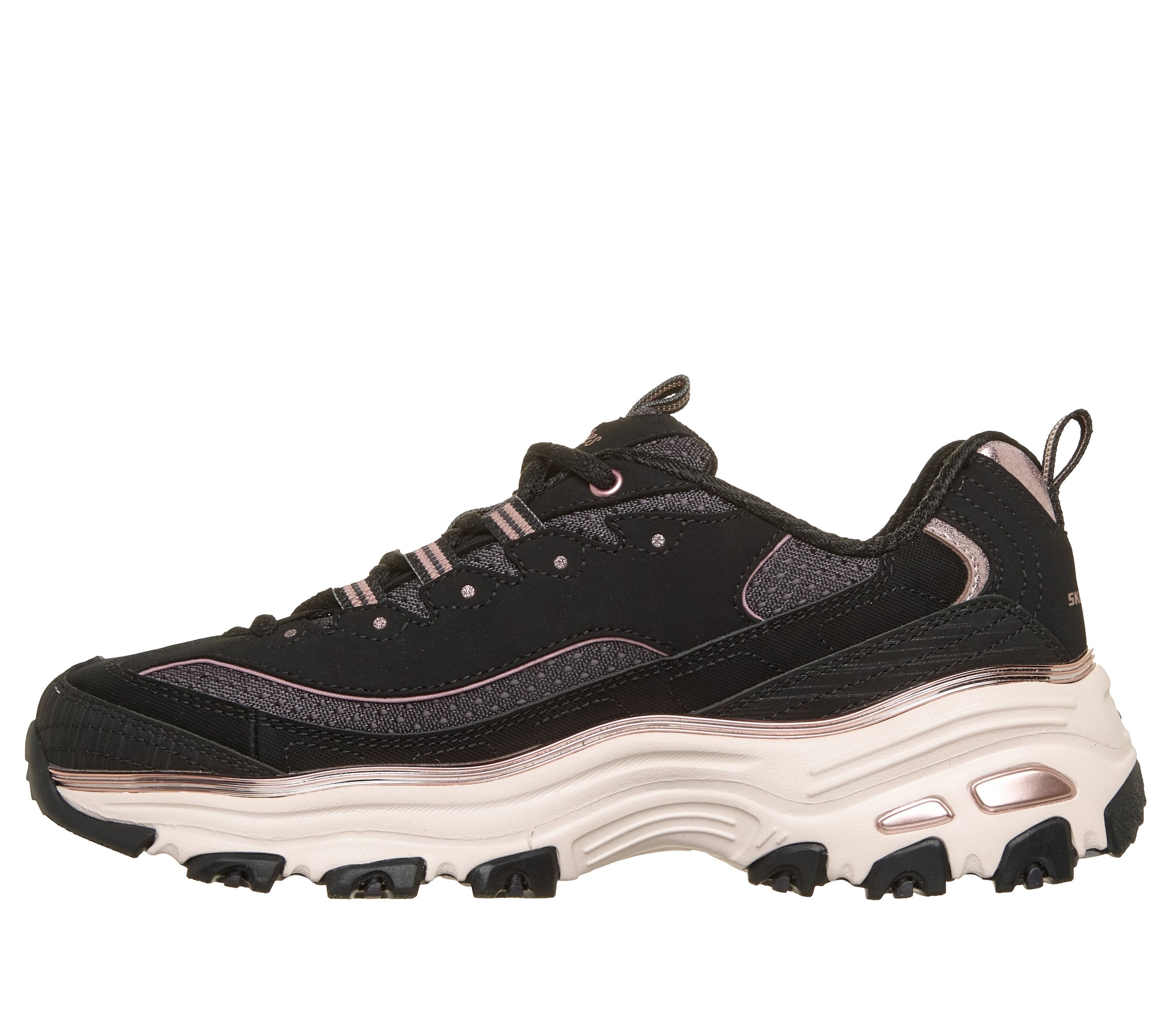 Skechers Sneaker »D'LITES-«  Schnürschuh, Freizeitsneaker mit Glitzerdetails