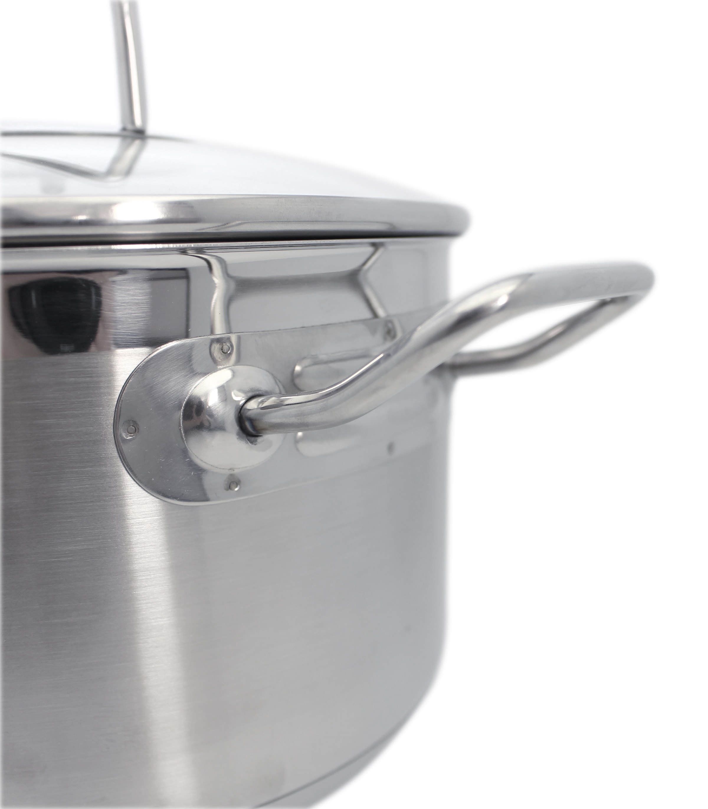 Elo Basic Topf-Set »Basic Profi Duo Therm Topfset 6-teilig«, Edelstahl, (Set, 10 tlg.), Volumenskala, integriertes Öl-Dosiersystem