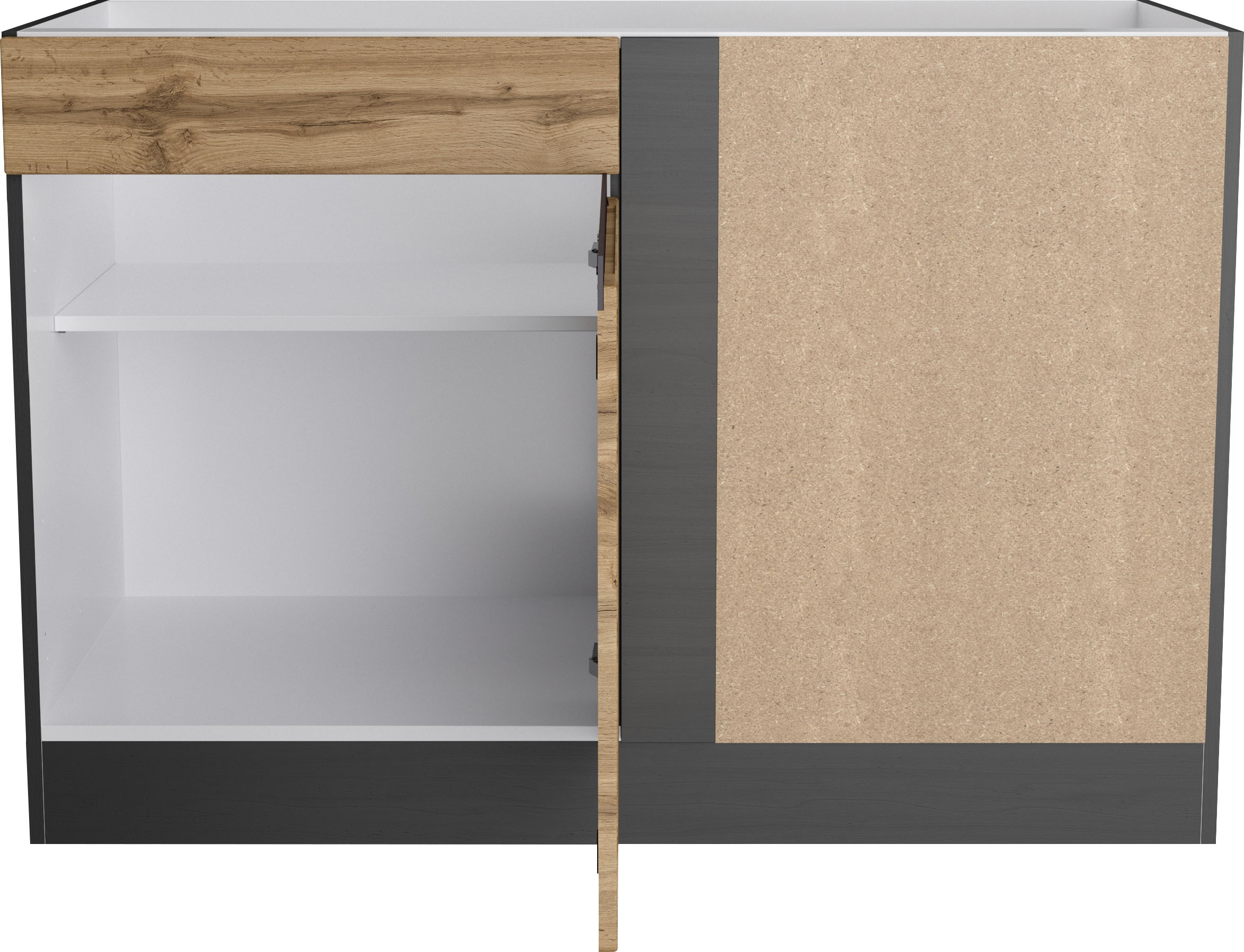 Thumbnail - KOCHSTATION Eckunterschrank "KS-Riesa", Breite 120 cm, MDF-Fronten