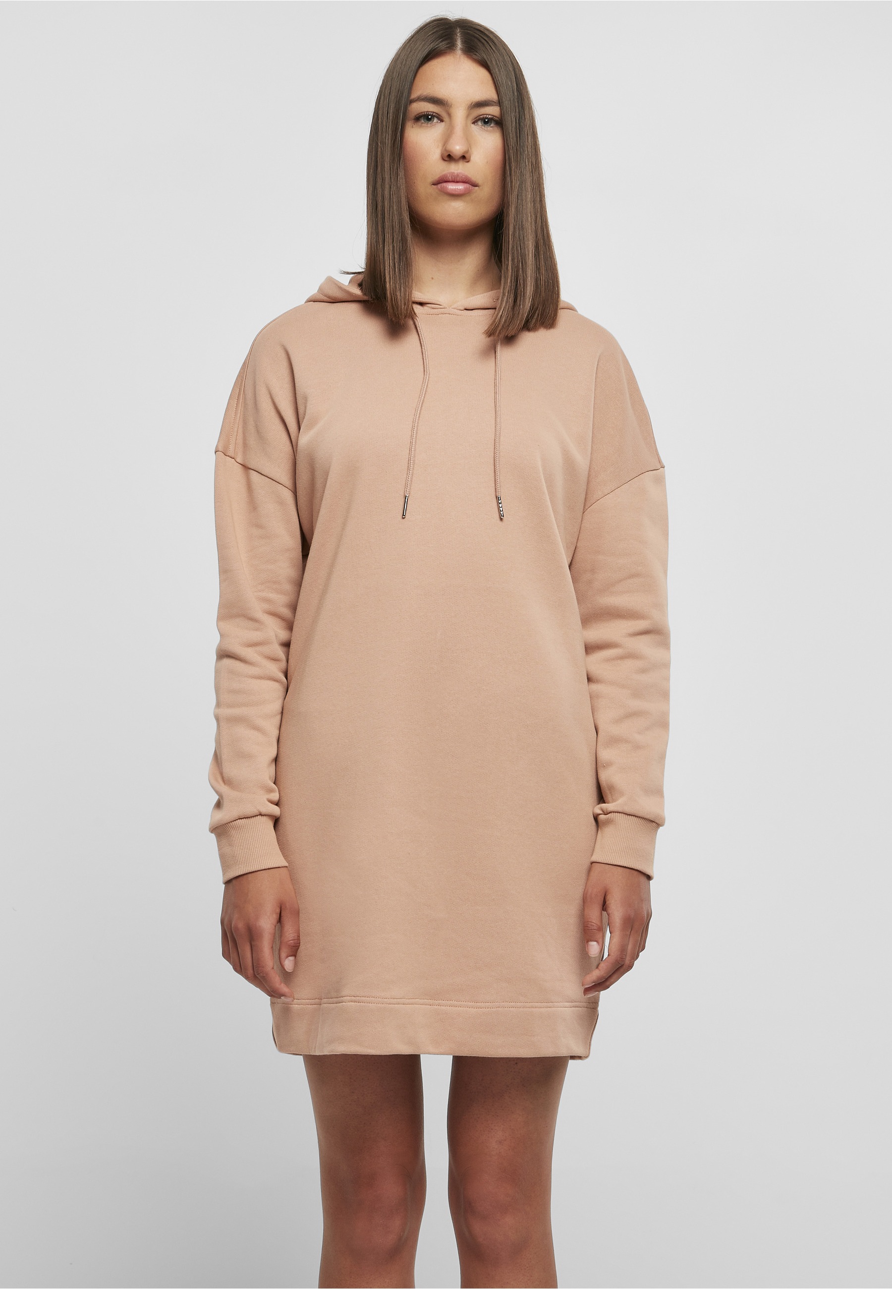URBAN CLASSICS Shirtkleid »Urban Classics Damen Ladies Organic Oversized Terry Hoody Dress« 1 Stk. tlg.